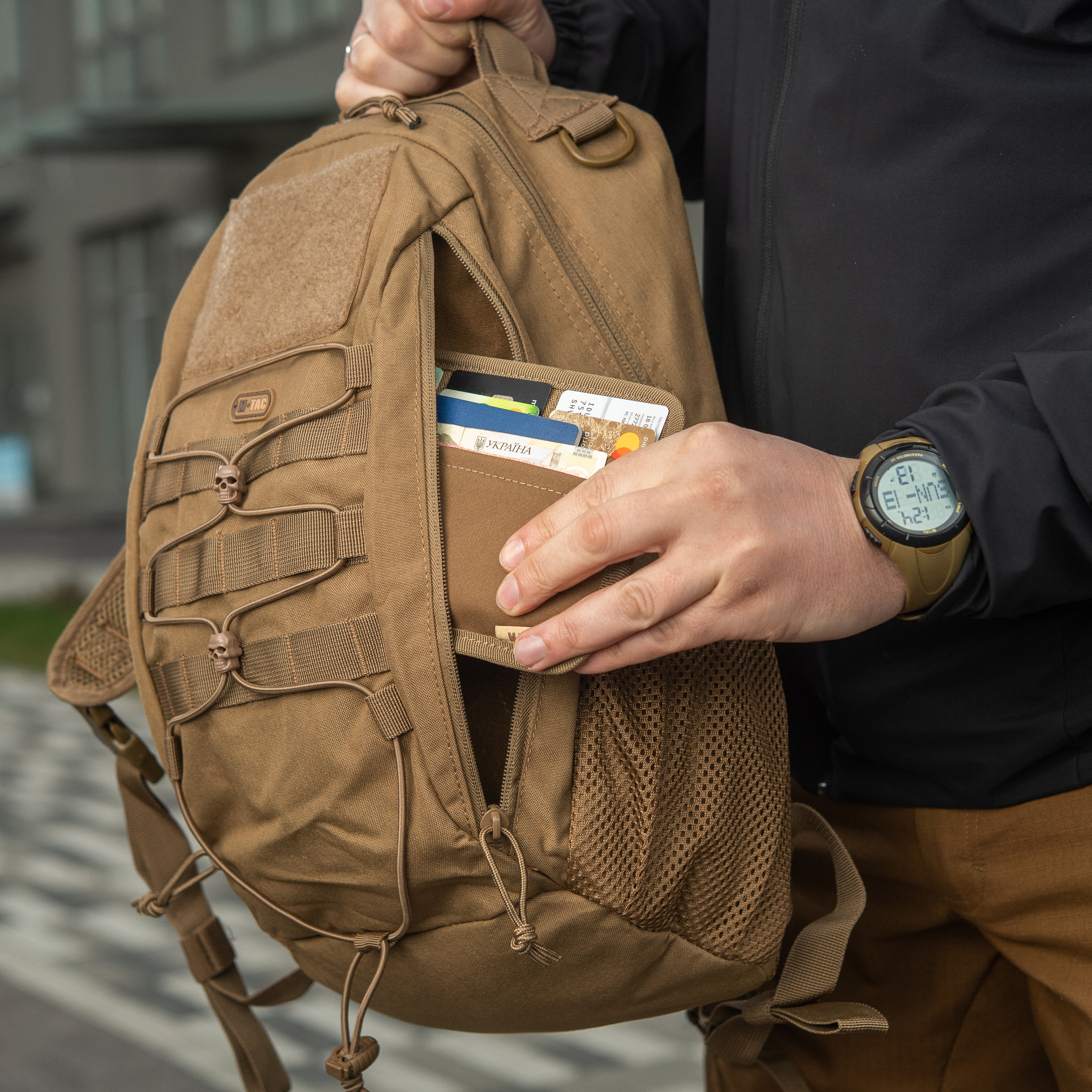 M-Tac рюкзак Urban Line Force Pack Coyote Brown — 16