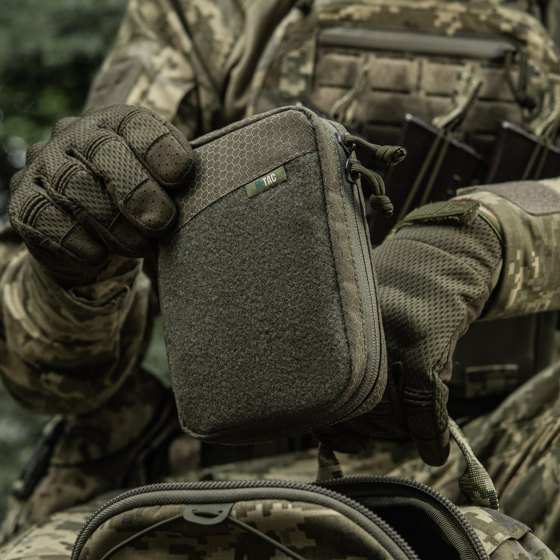 M-Tac EDC Pocket HEX Elite Ranger Green — 13