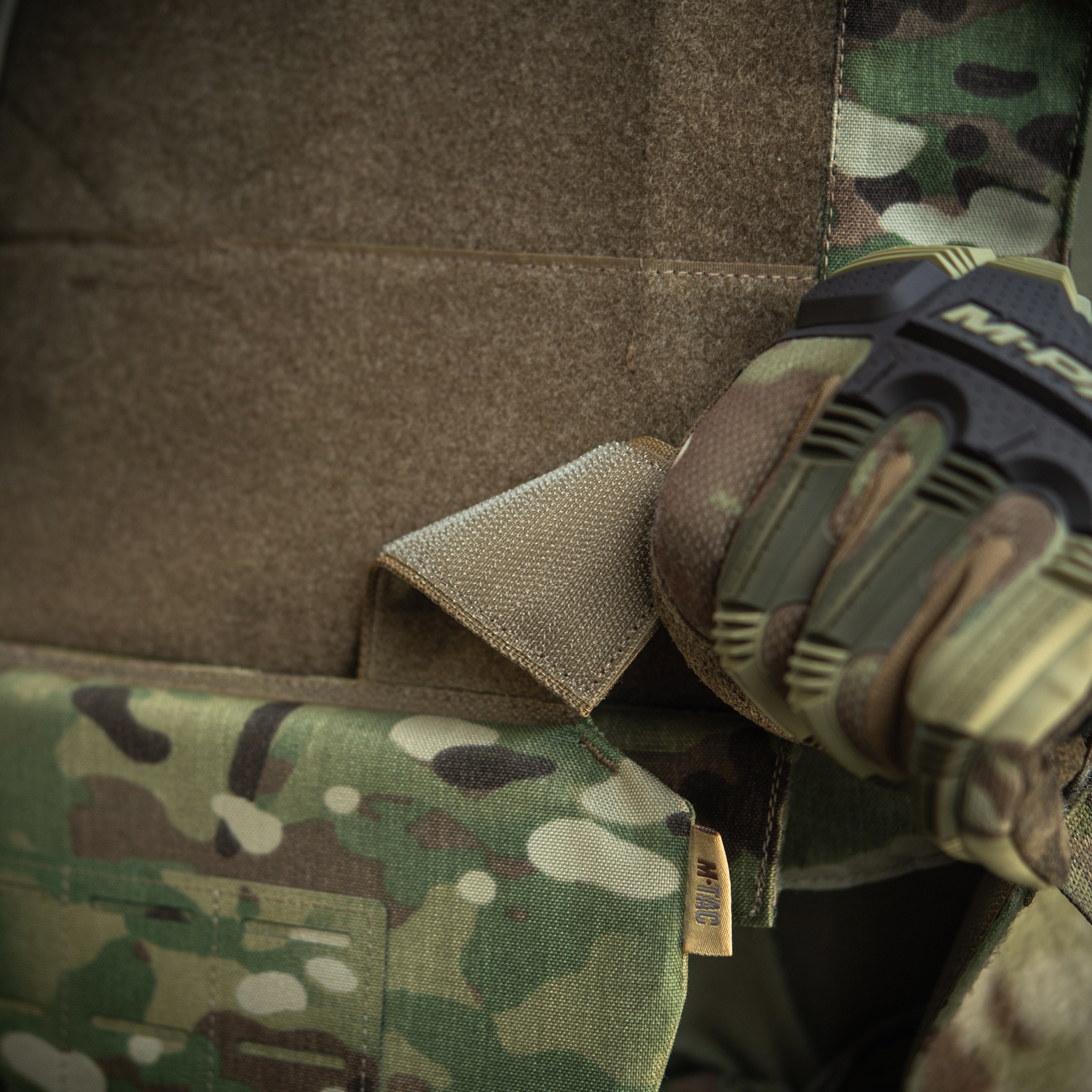 M-Tac фартук противоосколочный с баллистическим пакетом 1 класс (BRONYX) Laser Cut Multicam — 16