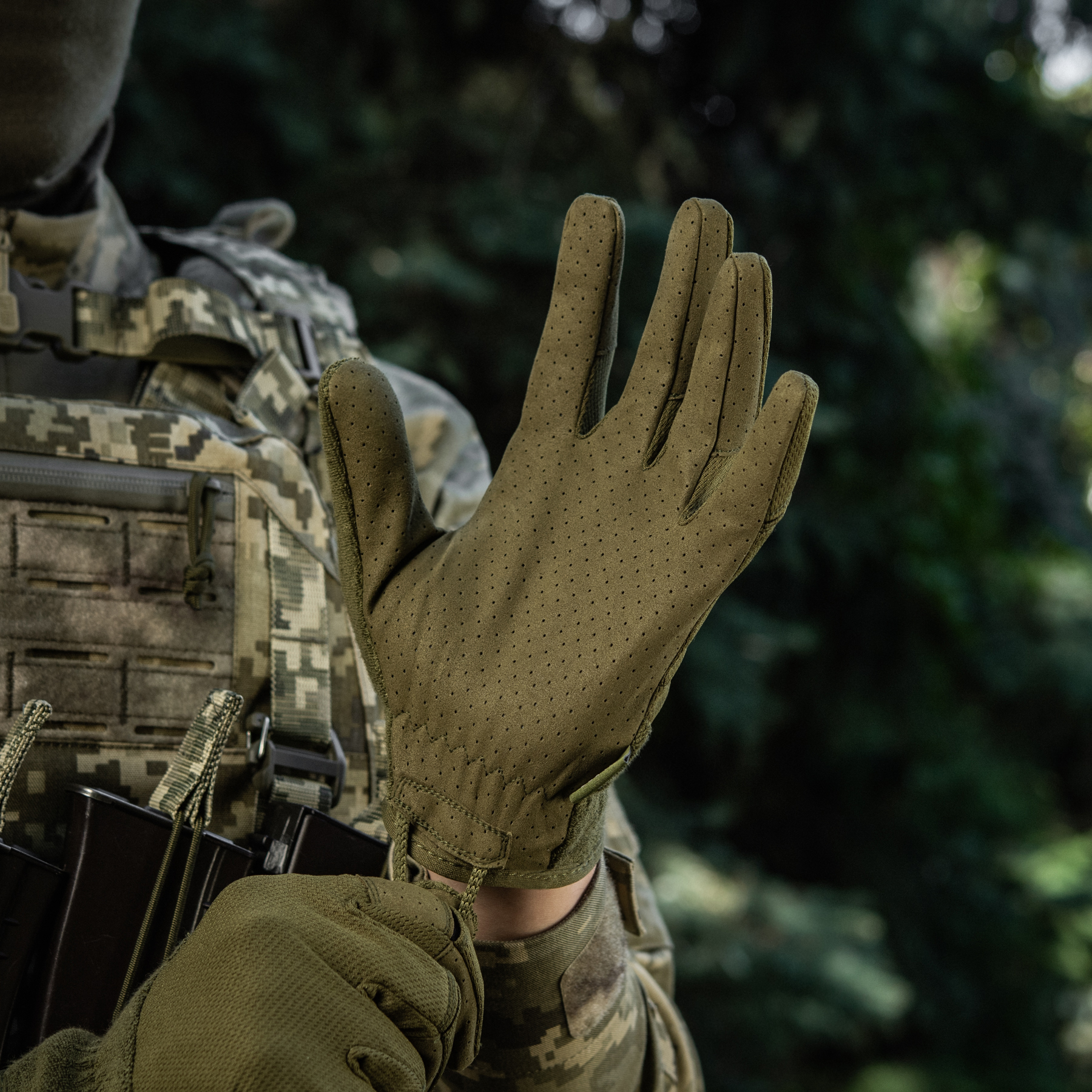 M-Tac перчатки Summer Vent Olive — 14