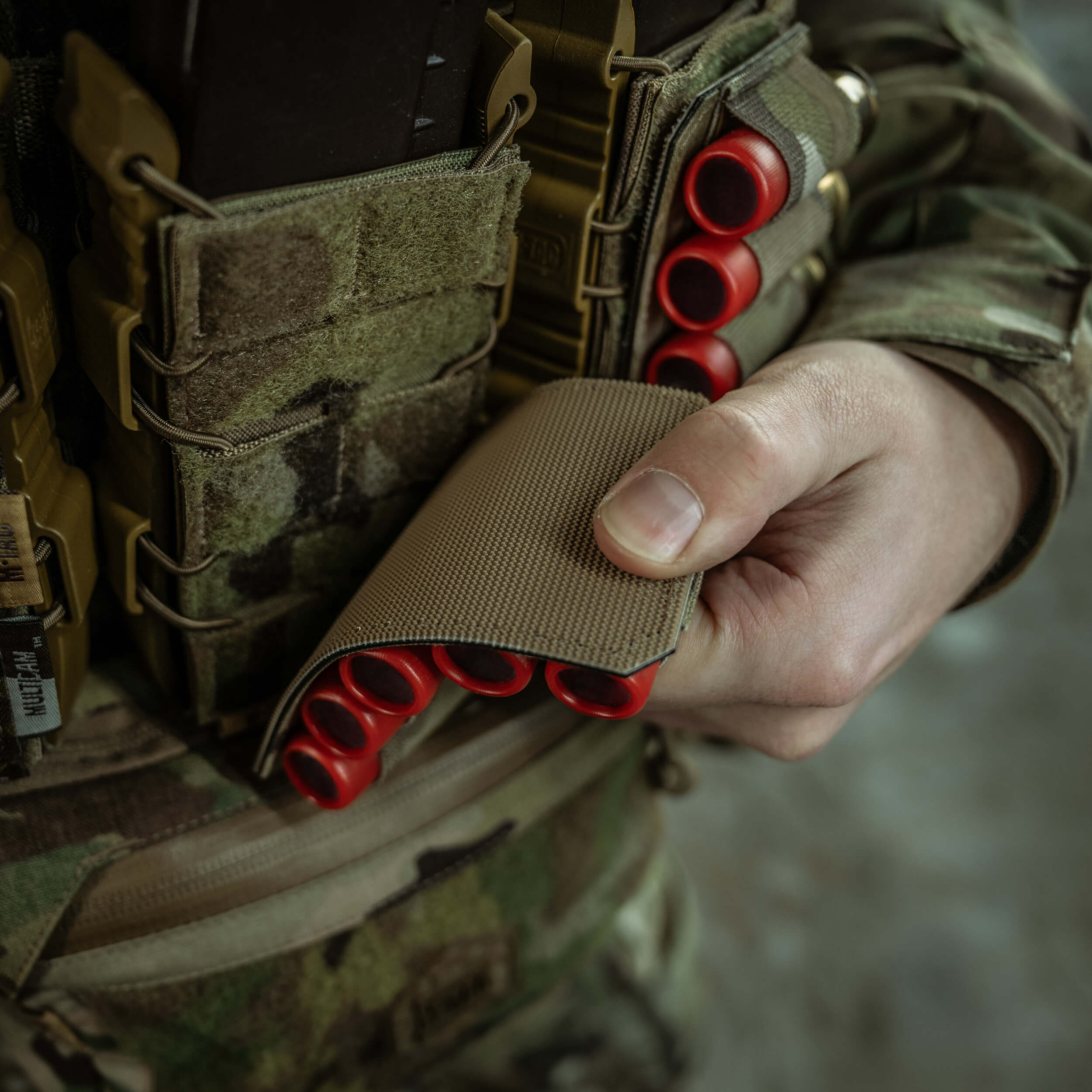 M-Tac патронташ на липучке для патронов 12 калибра Multicam — 21