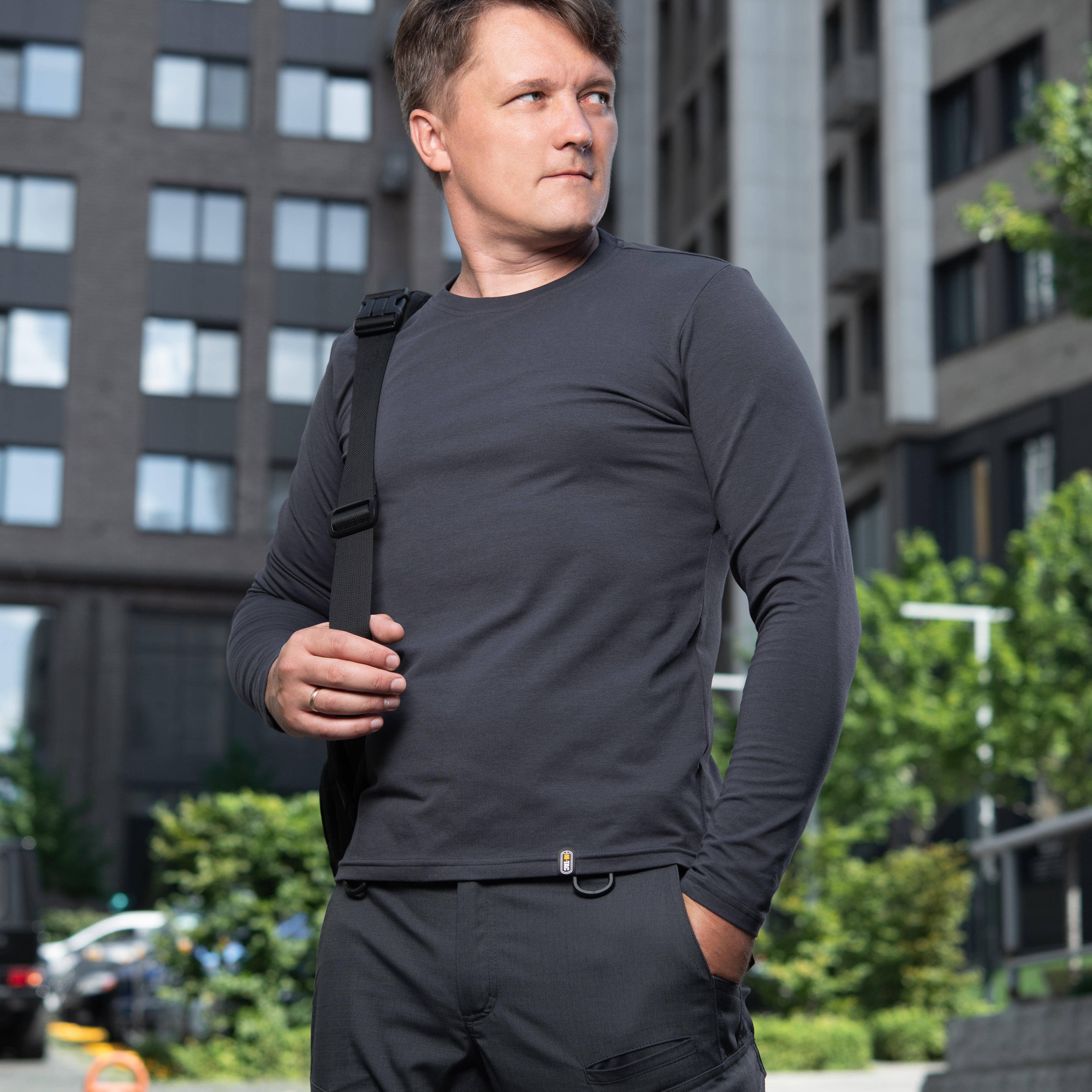 M-Tac футболка длинный рукав 93/7 Dark Grey — 6
