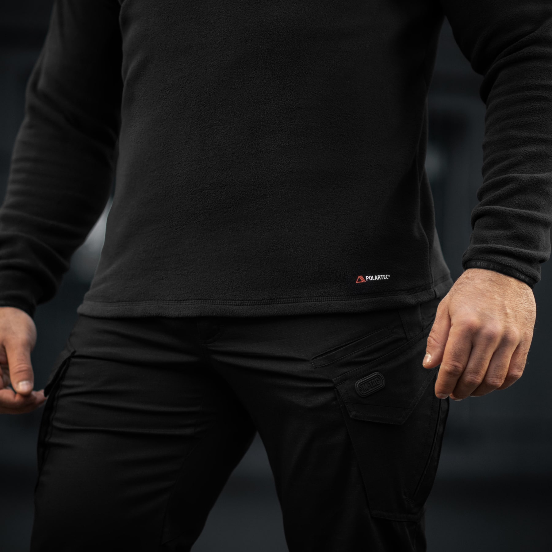 M-Tac кофта Delta Polartec реглан Black — 13