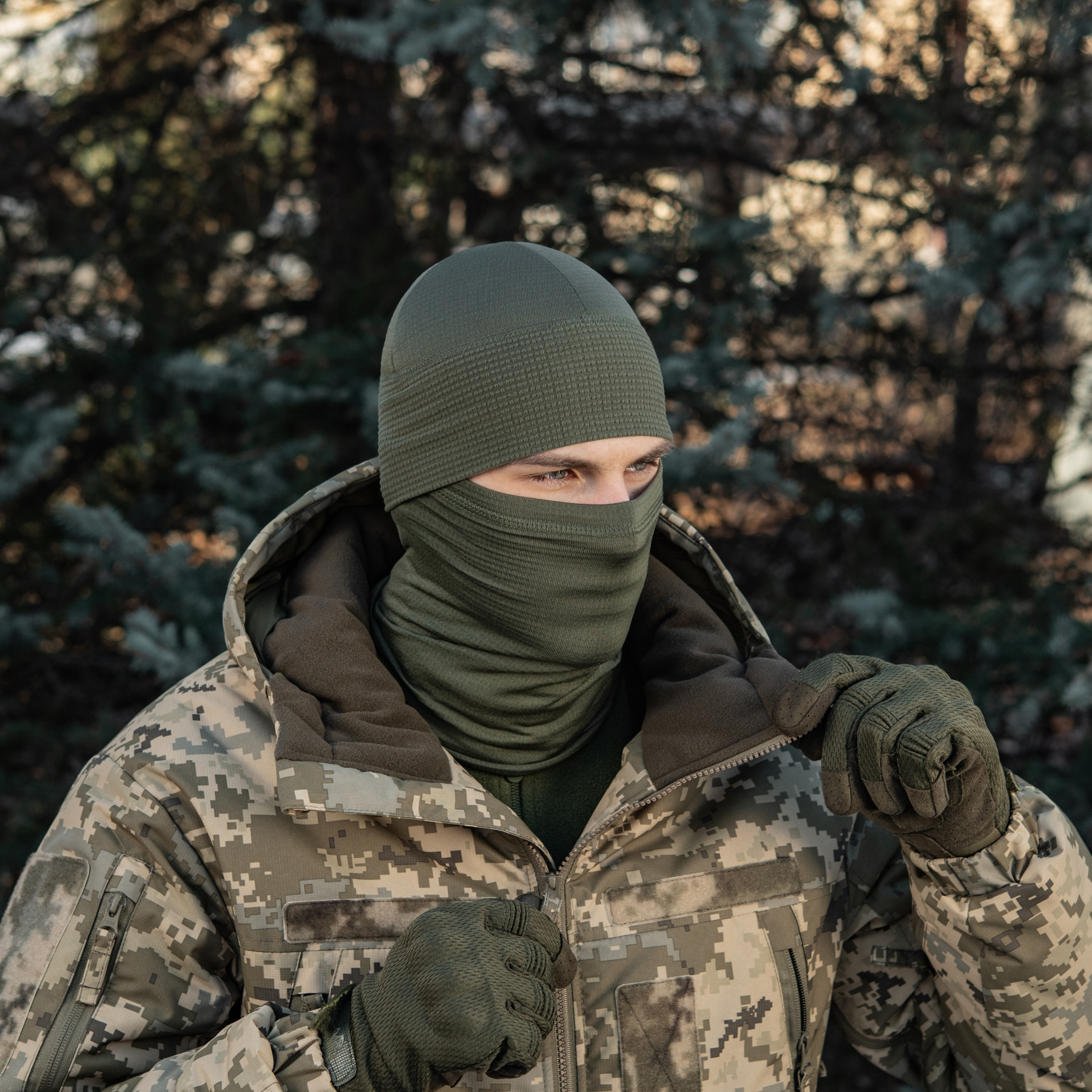 M-Tac шапка-подшлемник Polartec Army Olive — 9