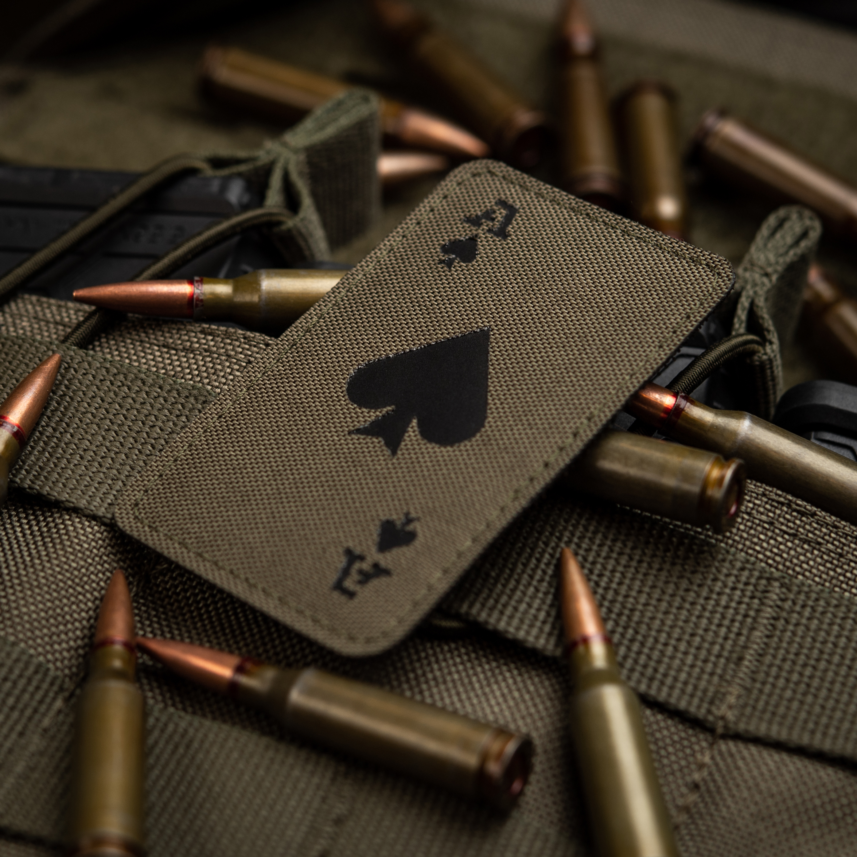 M-Tac нашивка Ace of Spades Laser Cut Ranger Green/Black — 5