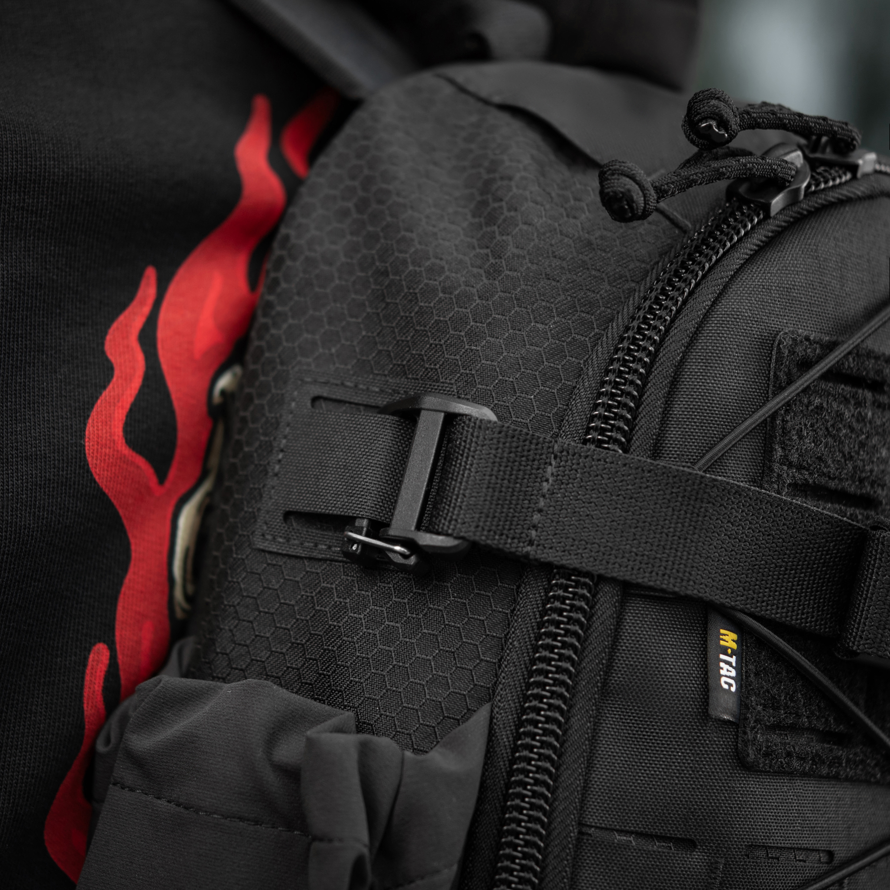 M-Tac рюкзак Sturm с эргономичными лямками Elite Black — 11