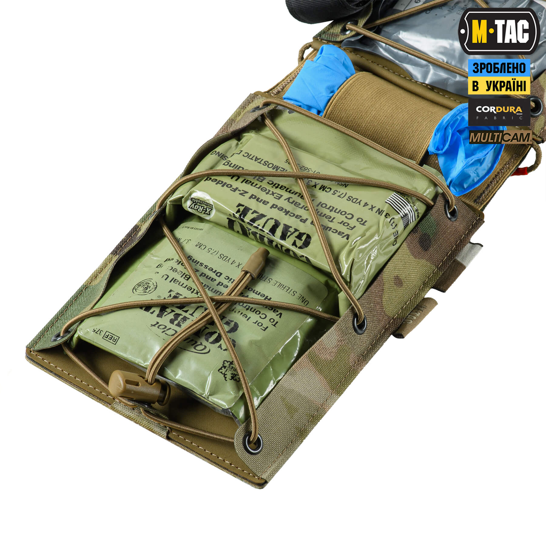 M-Tac Аптечка-вкладыш тактическая индивидуальная IFAK Elite Multicam — 13