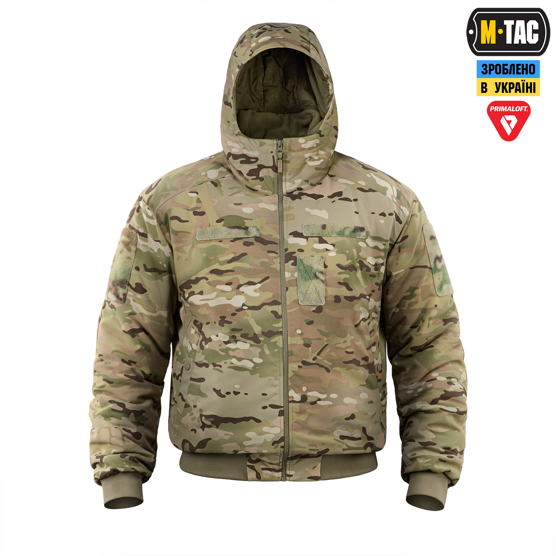 M-Tac куртка MA-1 Hooded Military Primaloft MC — 7