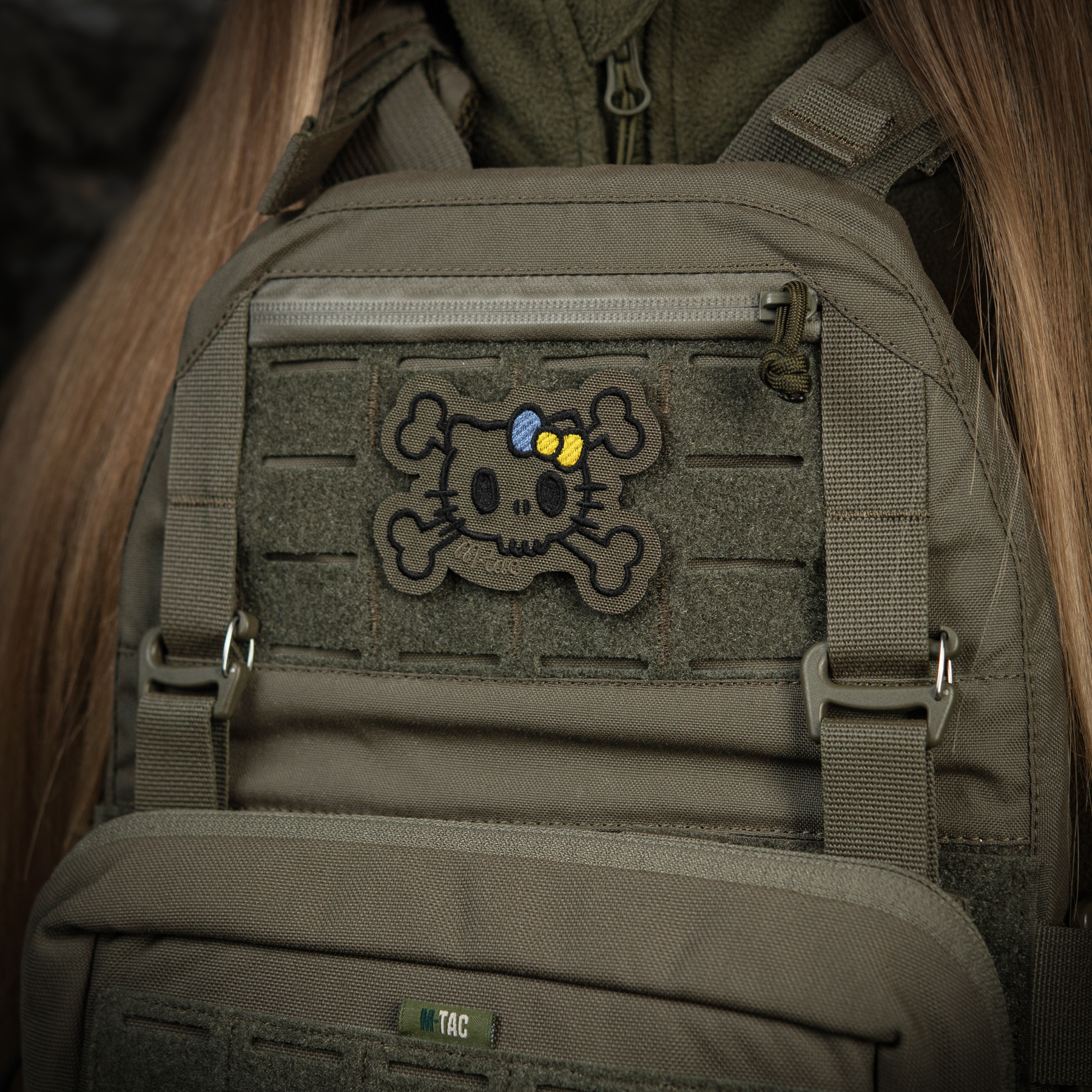 M-Tac нашивка KITTY контур (вышивка) Ranger Green — 4