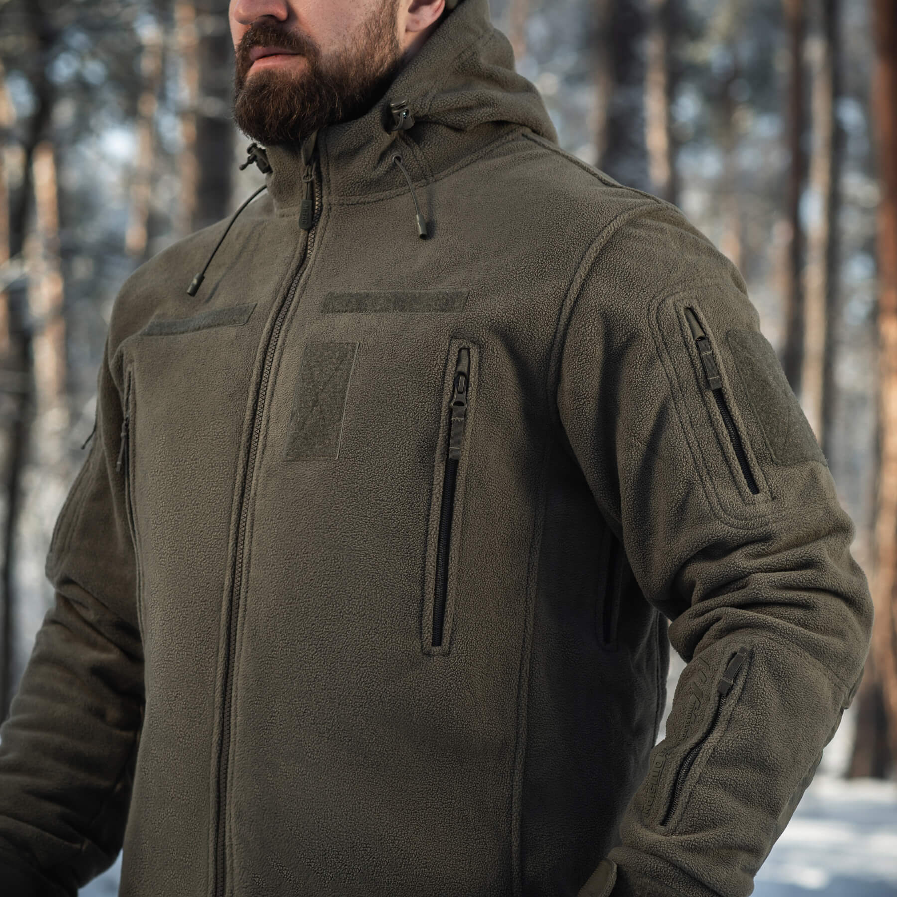 M-Tac куртка флисовая Windblock Division Gen.III Dark Olive — 29