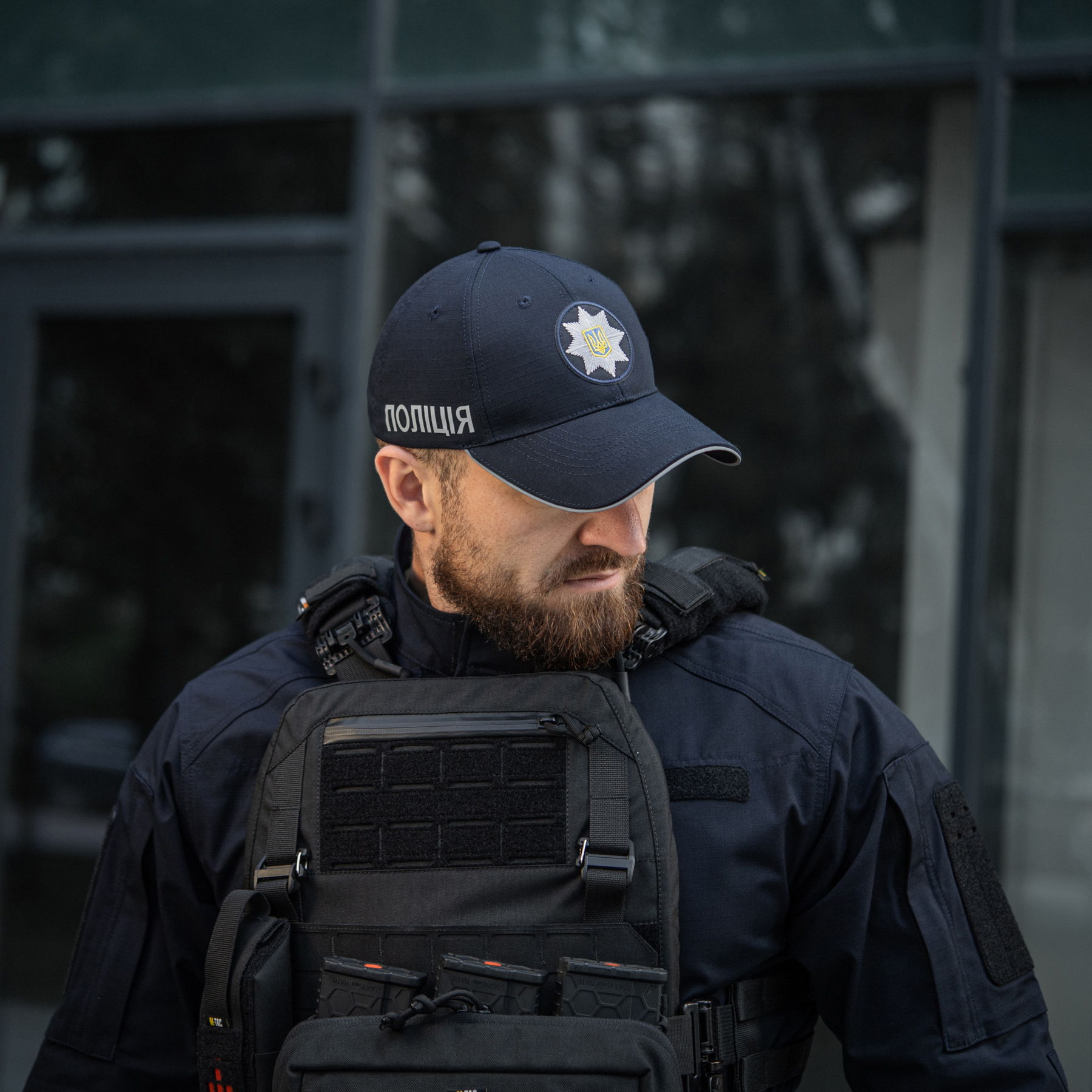 M-Tac бейсболка Полиция Elite Flex рип-стоп Dark Navy Blue — 8