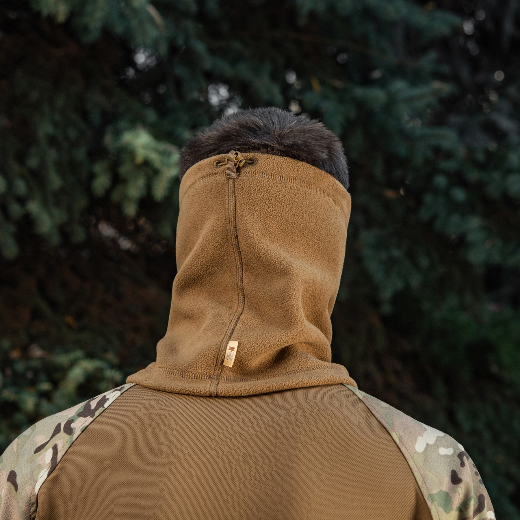 M-Tac шарф-труба Elite короткий с затяжкой флис (320г/м2) Coyote Brown — 12