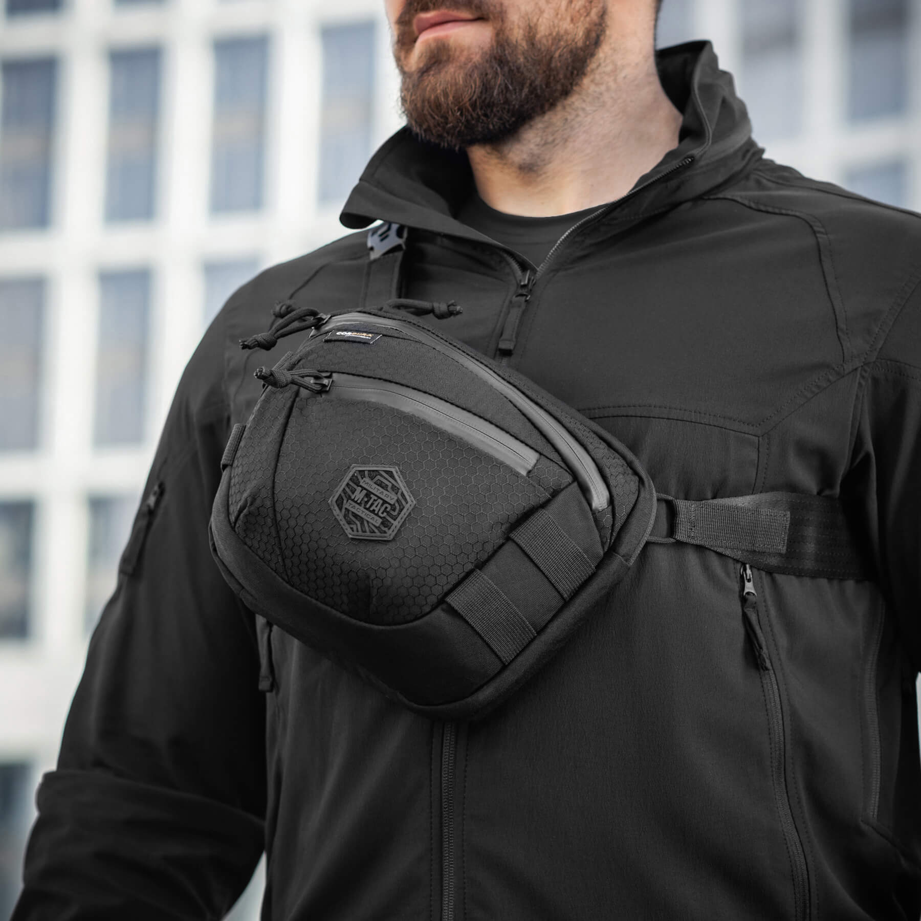 M-Tac сумка Sphaera Hex Hardsling Bag Gen.II Black — 14