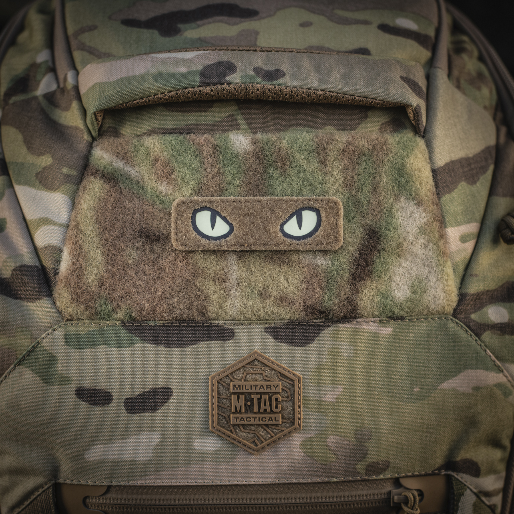 M-Tac нашивка Cat Eyes (Type 2) Laser Cut Coyote/GID — 4