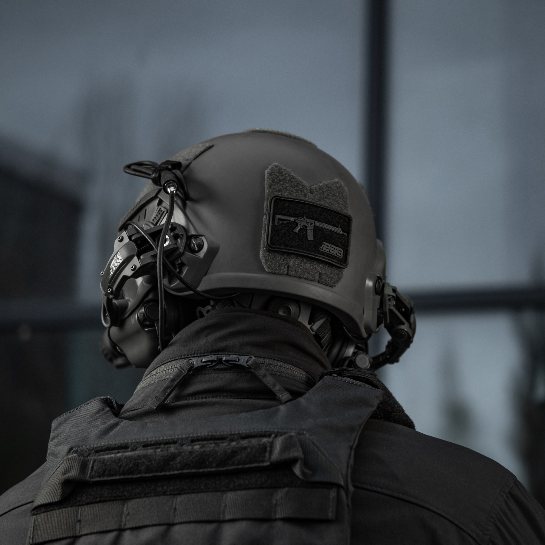 M-Tac нашивка AR-15 Velcro/PVC Black — 11