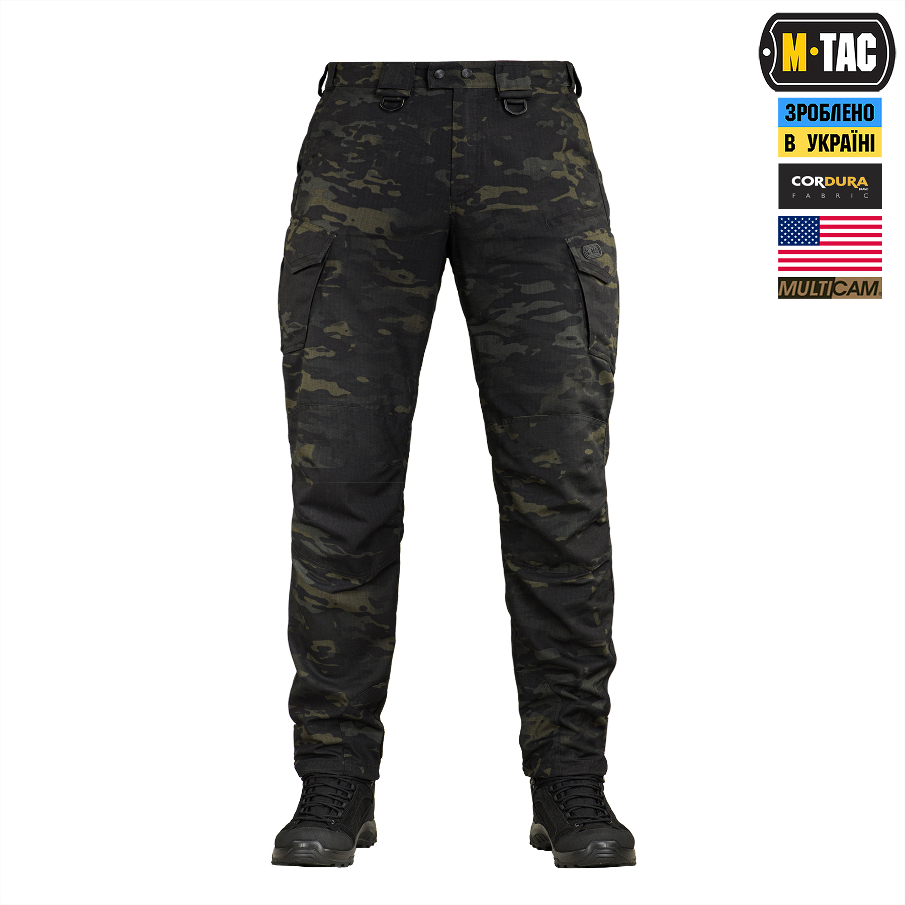 M-Tac брюки Aggressor Elite NYCO Extreme Multicam Black — 3
