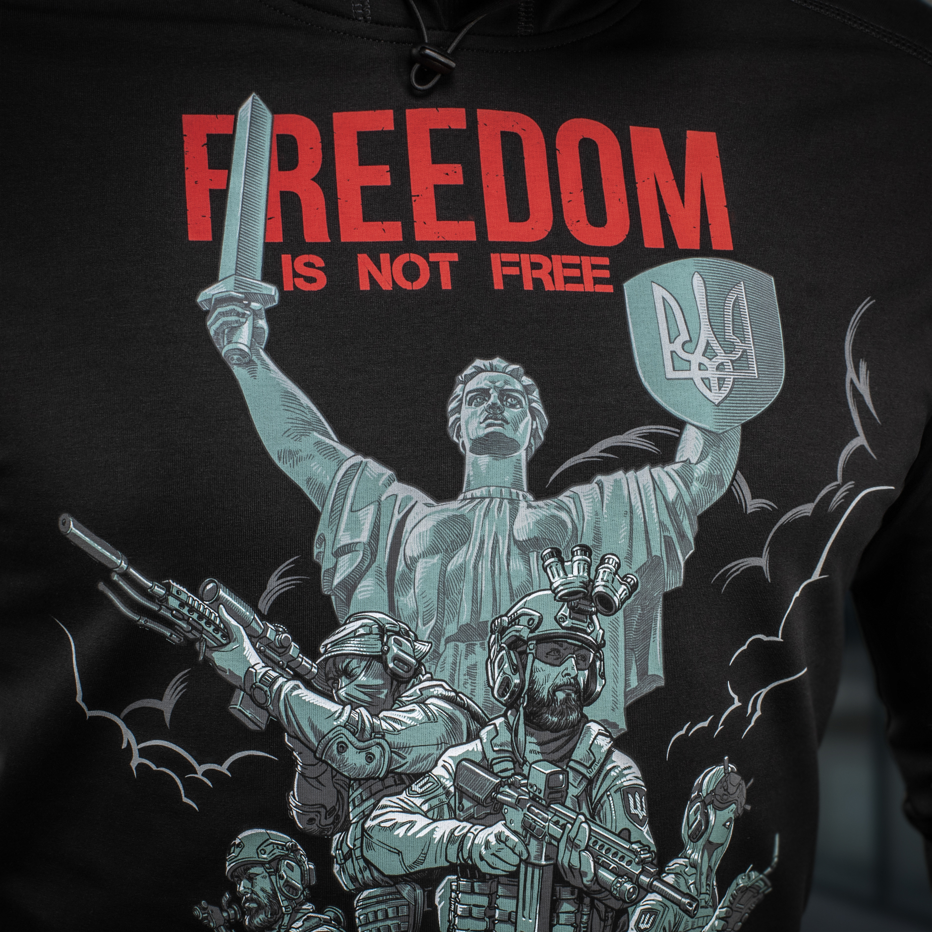 M-Tac кофта Hoodie Freedom Black — 20