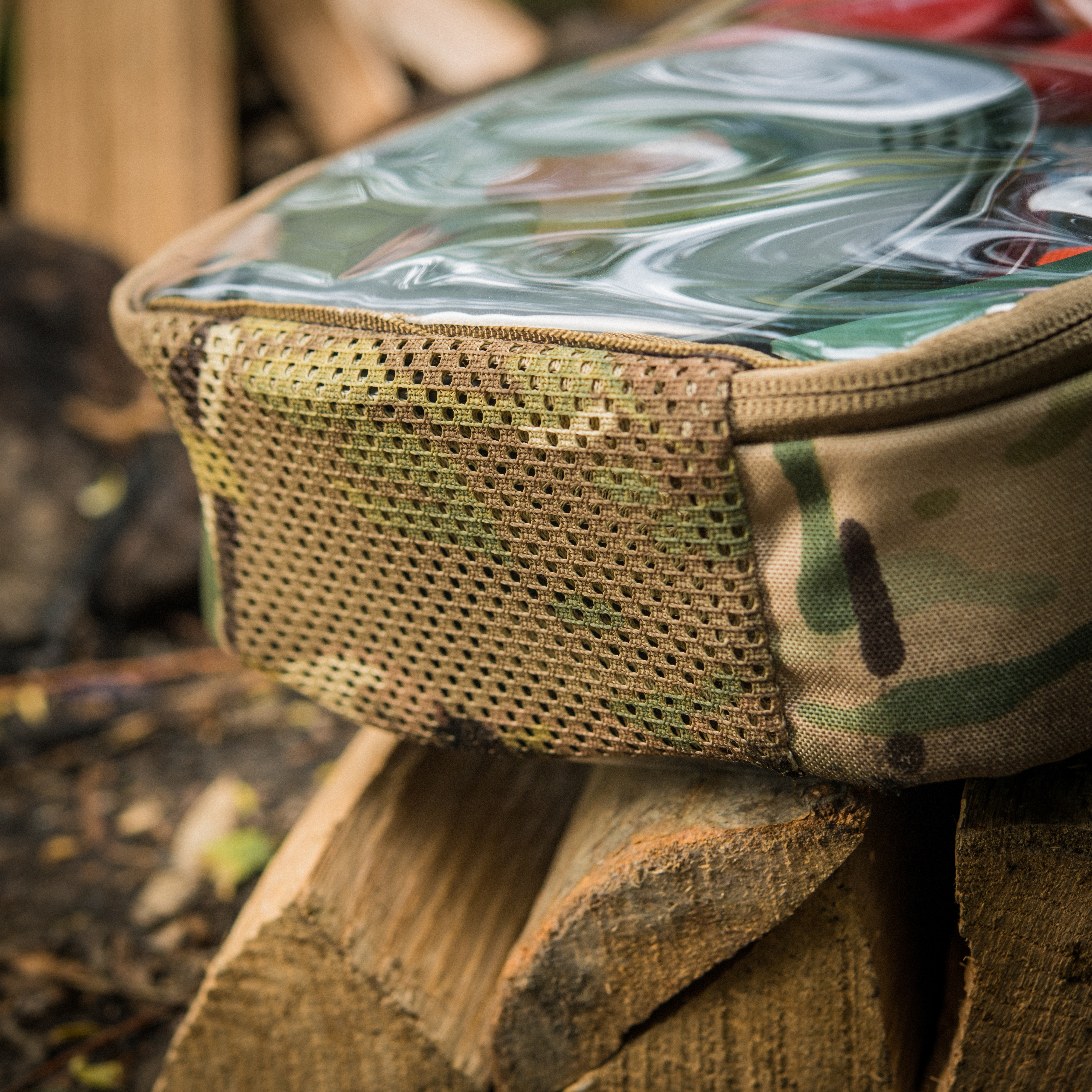 M-Tac органайзер утилитарный прозрачный Elite Large (30х19 см) Multicam — 10