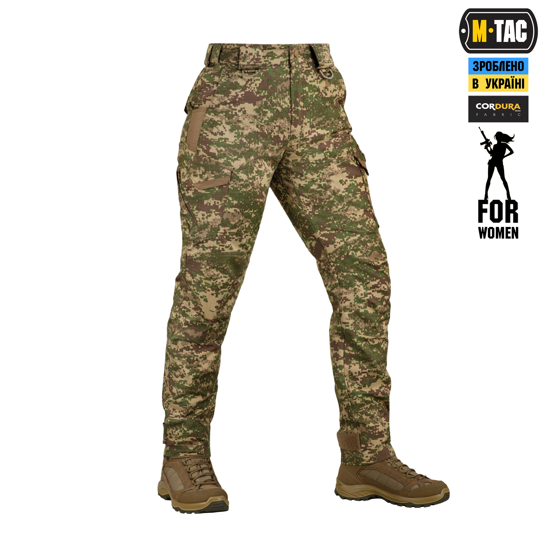 M-Tac брюки Aggressor Lady рип-стоп NGU Camo — 4