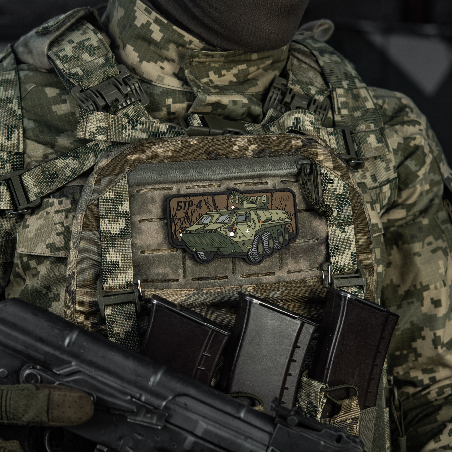 M-Tac нашивка БТР 4 (PVC) — 7
