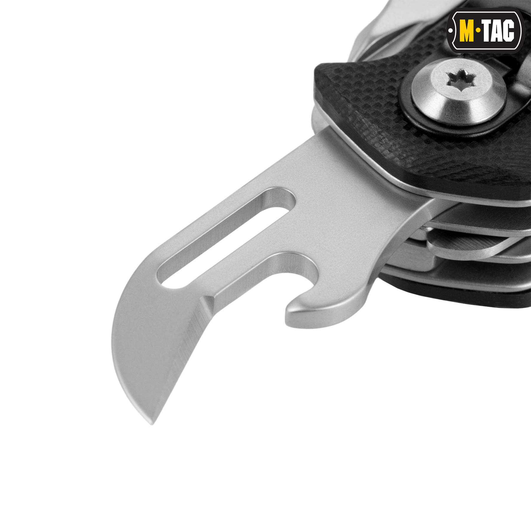 M-Tac нож складной Type 9 (6 инструментов) Black/Steel — 12