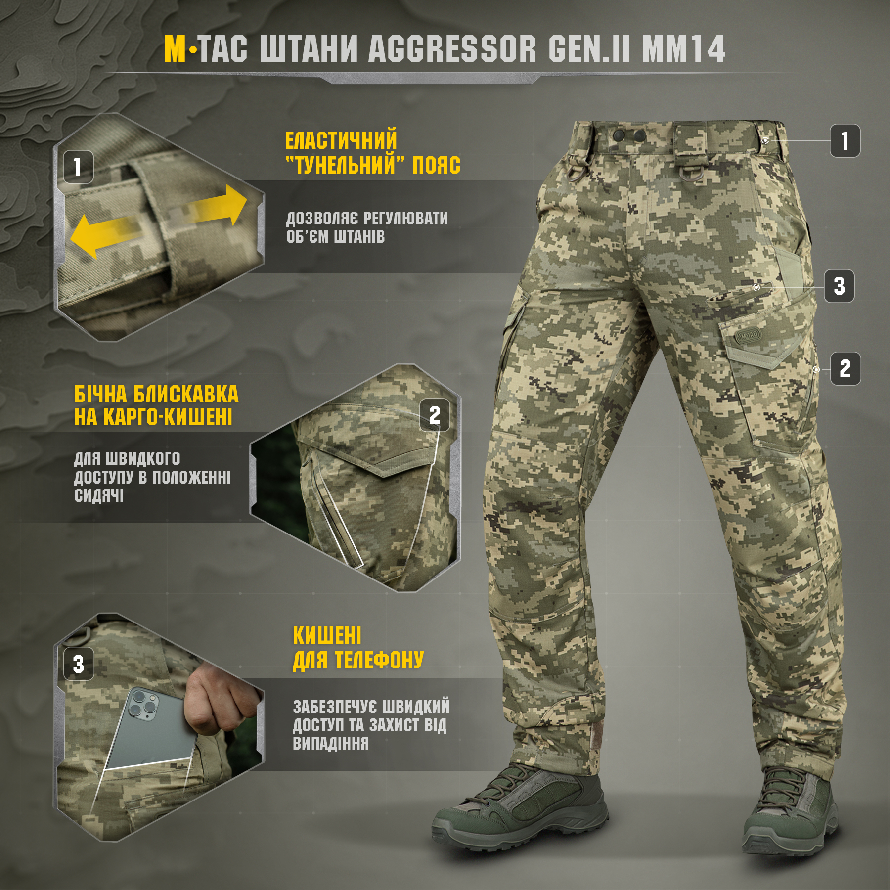 M-Tac брюки Aggressor Gen.II MM14 — 9
