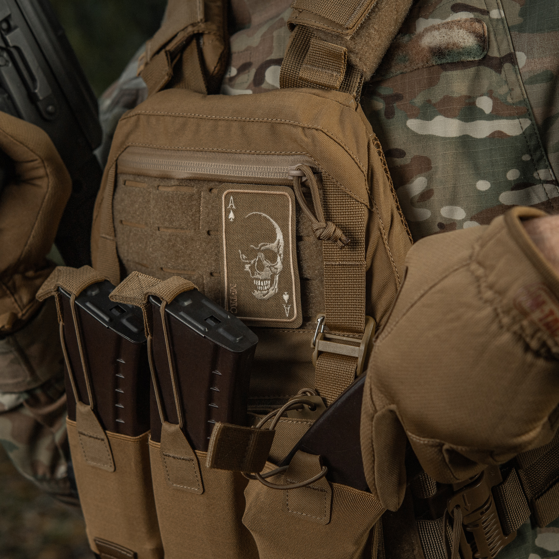 M-Tac нашивка Face of war (вишивка) Coyote — 9