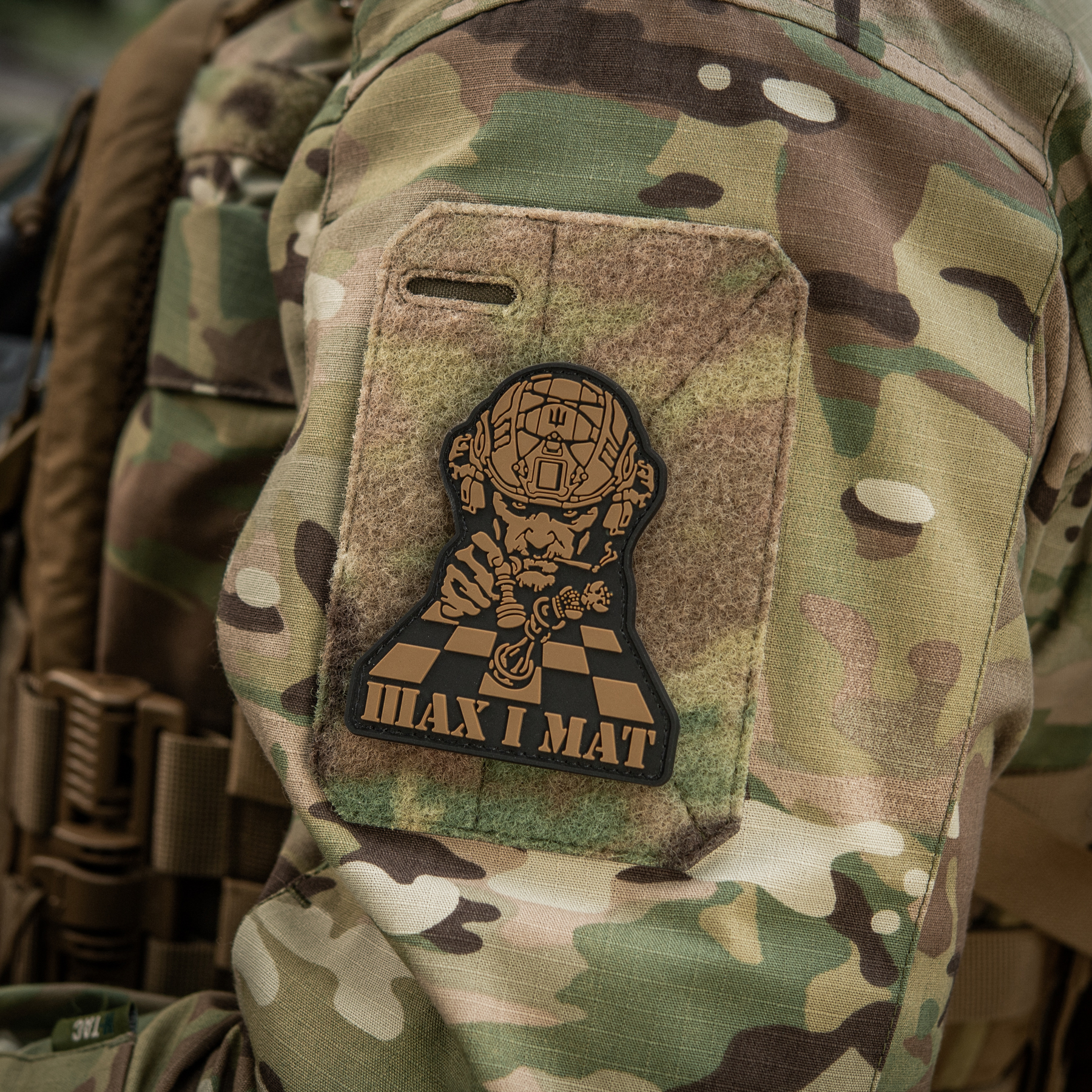 M-Tac нашивка Шах і Мат Black/Coyote — 13