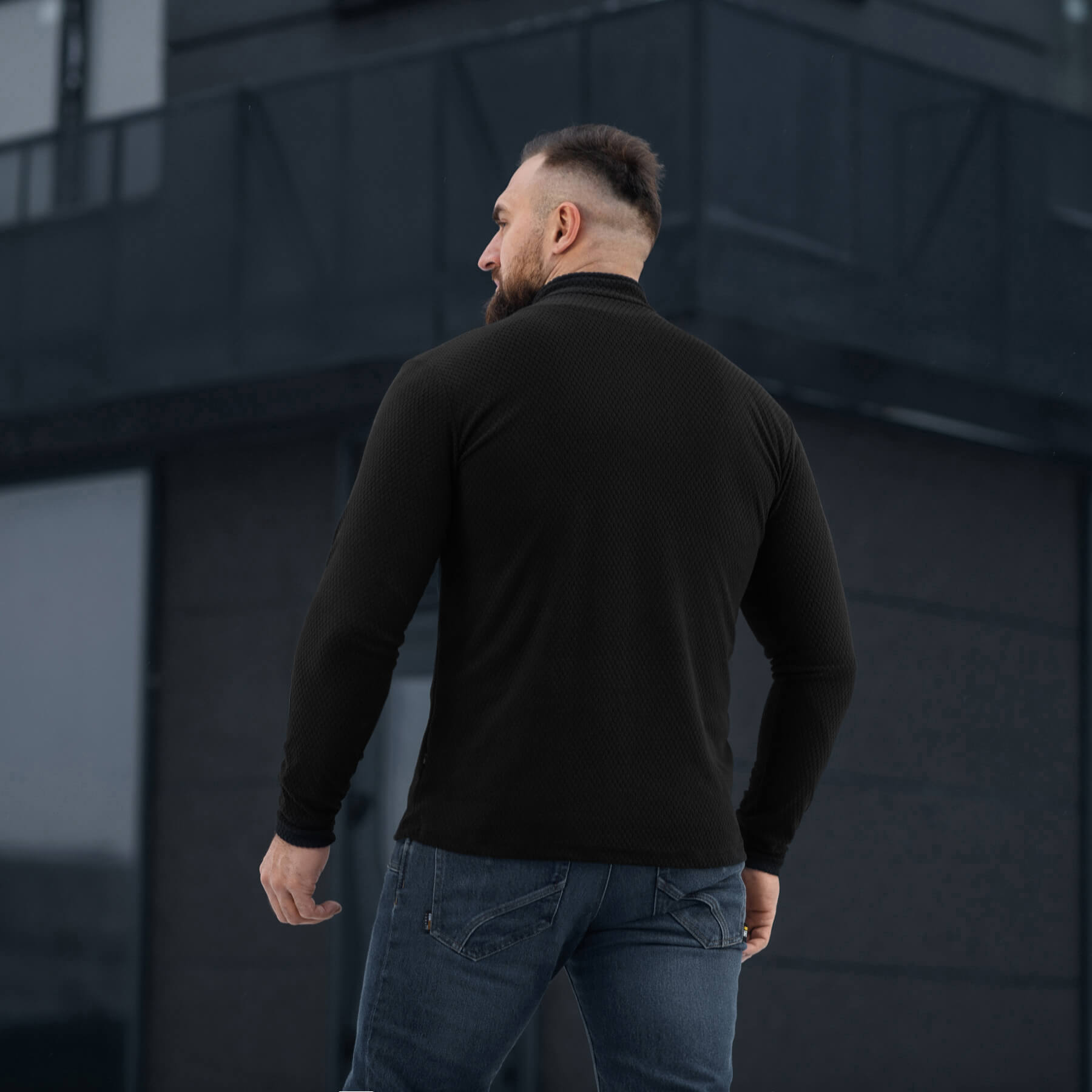 M-Tac терморубашка флис Delta Level 2 Hex Black — 11