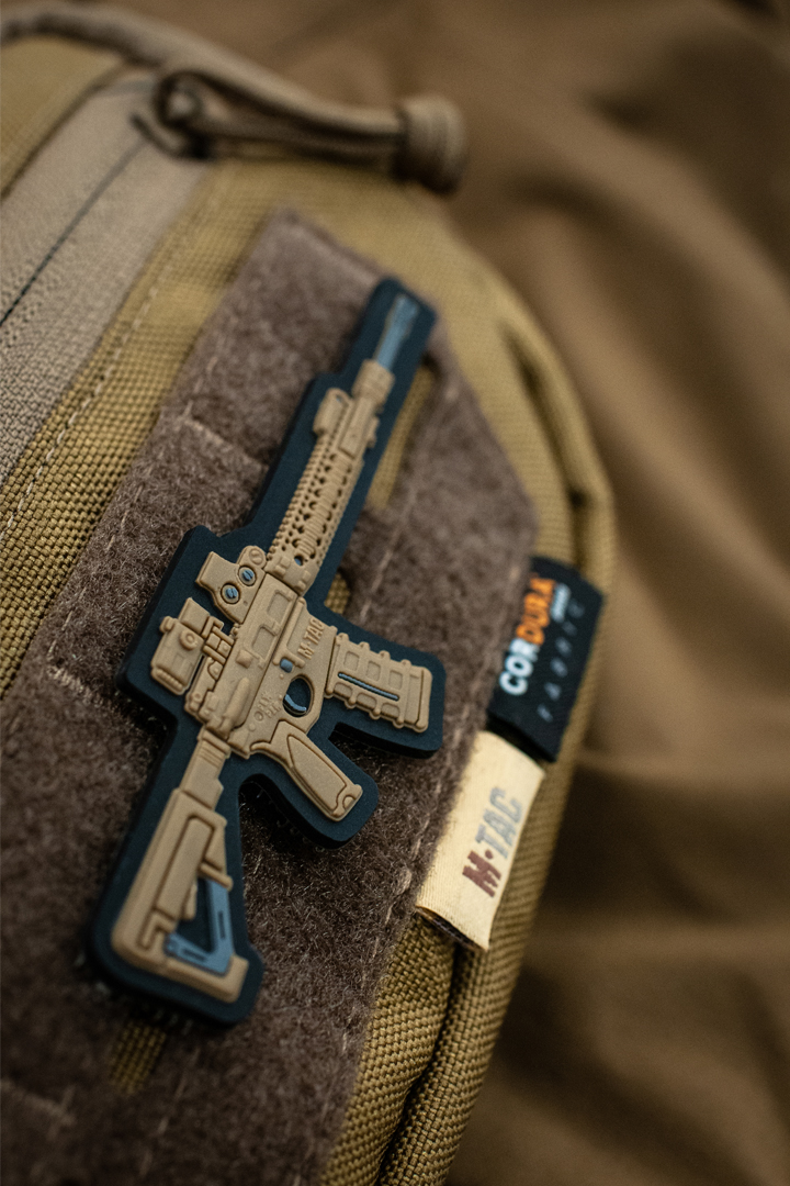 M-Tac нашивка AR-15 3D PVC Coyote — 4