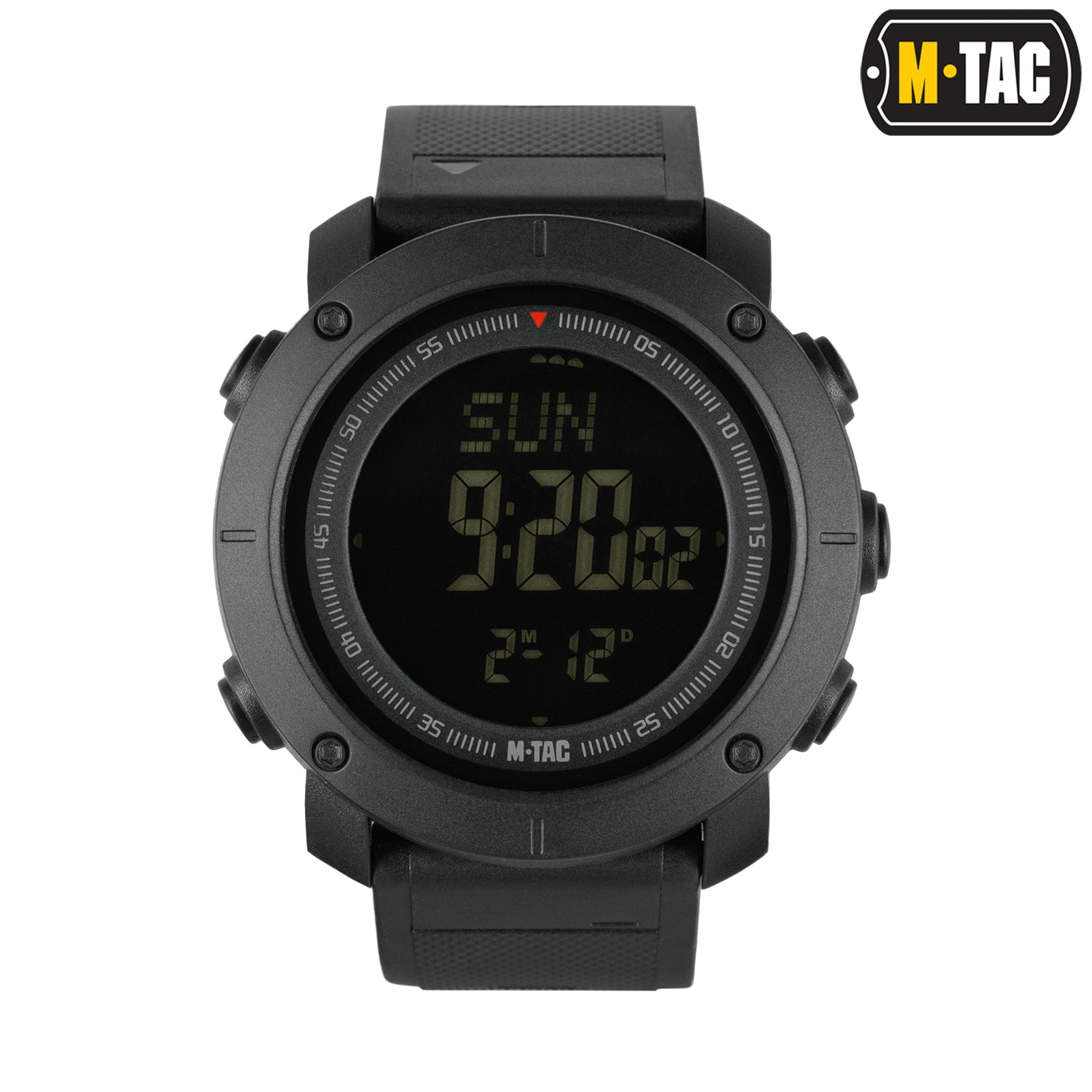 M-Tac часы тактические с компасом 2095 Black — 2