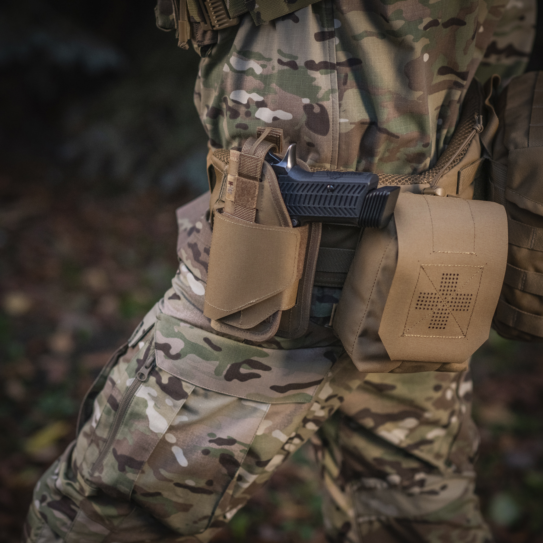 M-Tac кобура универсальная Elite Left Coyote — 19