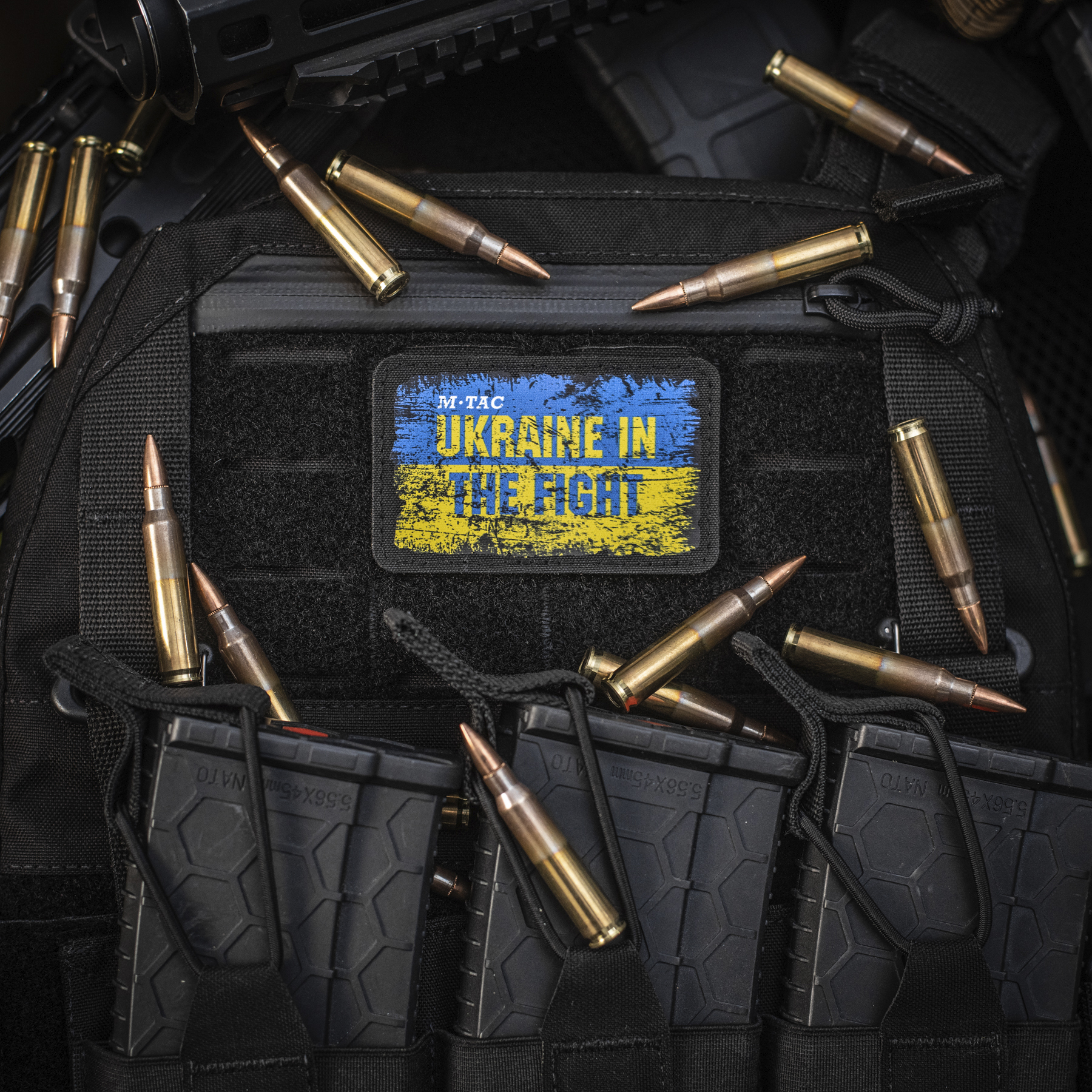 M-Tac нашивка Ukraine in the Fight (80х50 мм) — 8