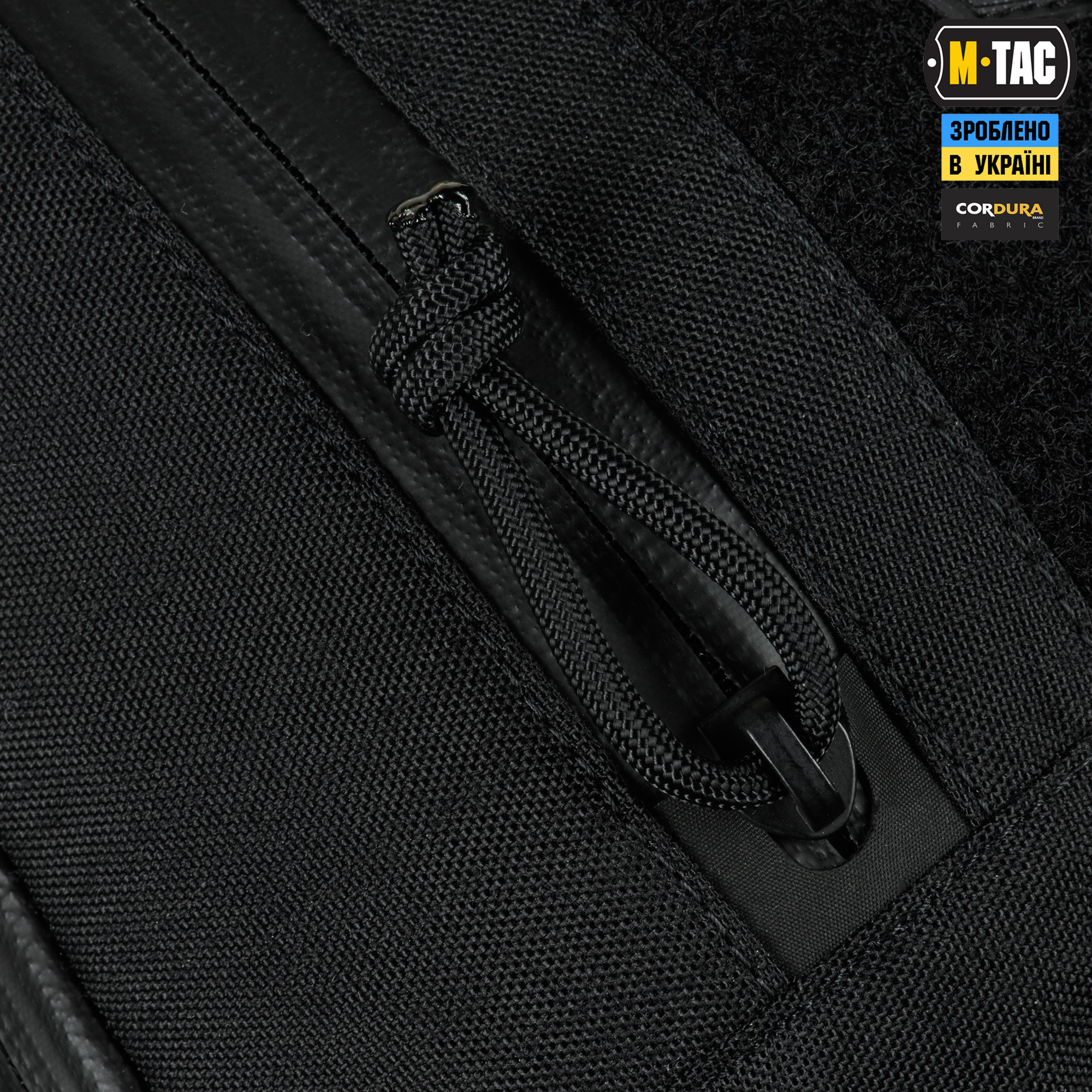 M-Tac сумка Sphaera Hardsling Bag Large с липучкой Elite Black — 11