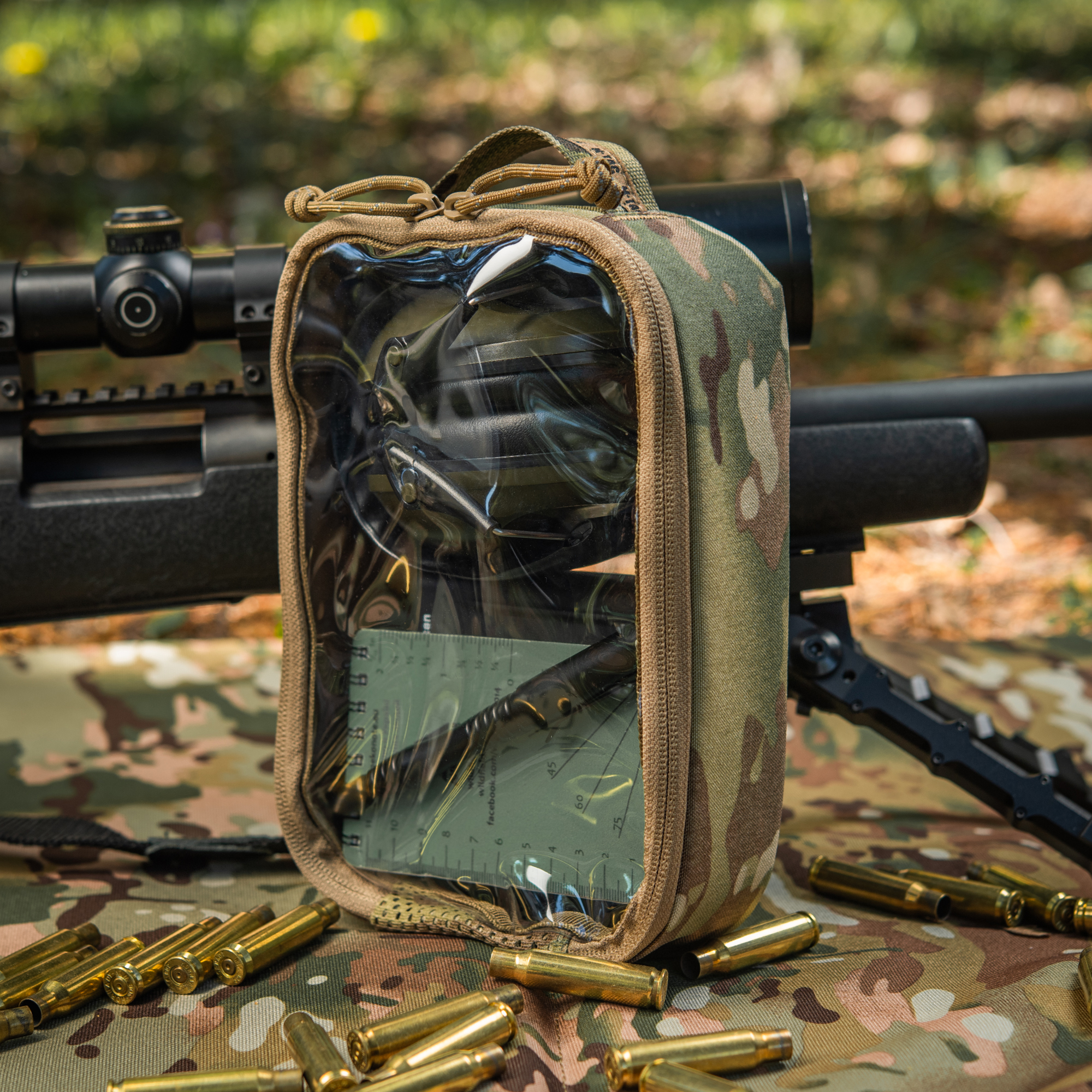 M-Tac органайзер утилитарный прозрачный Elite Small (22х14 см) Multicam — 7