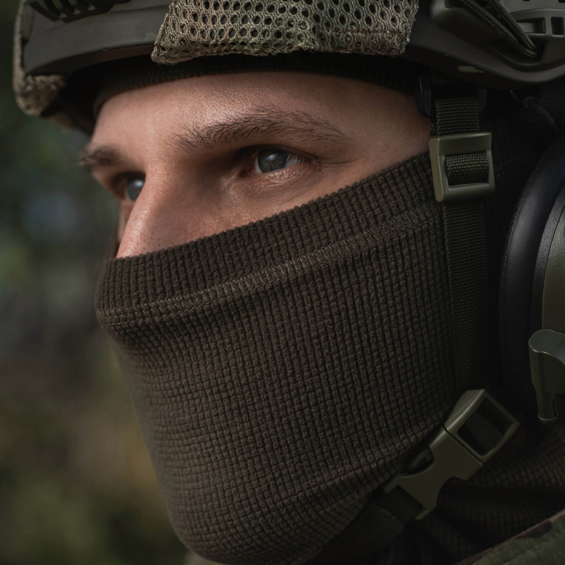 M-Tac балаклава-ниндзя Basic микрофлис рип-стоп Dark Olive — 12