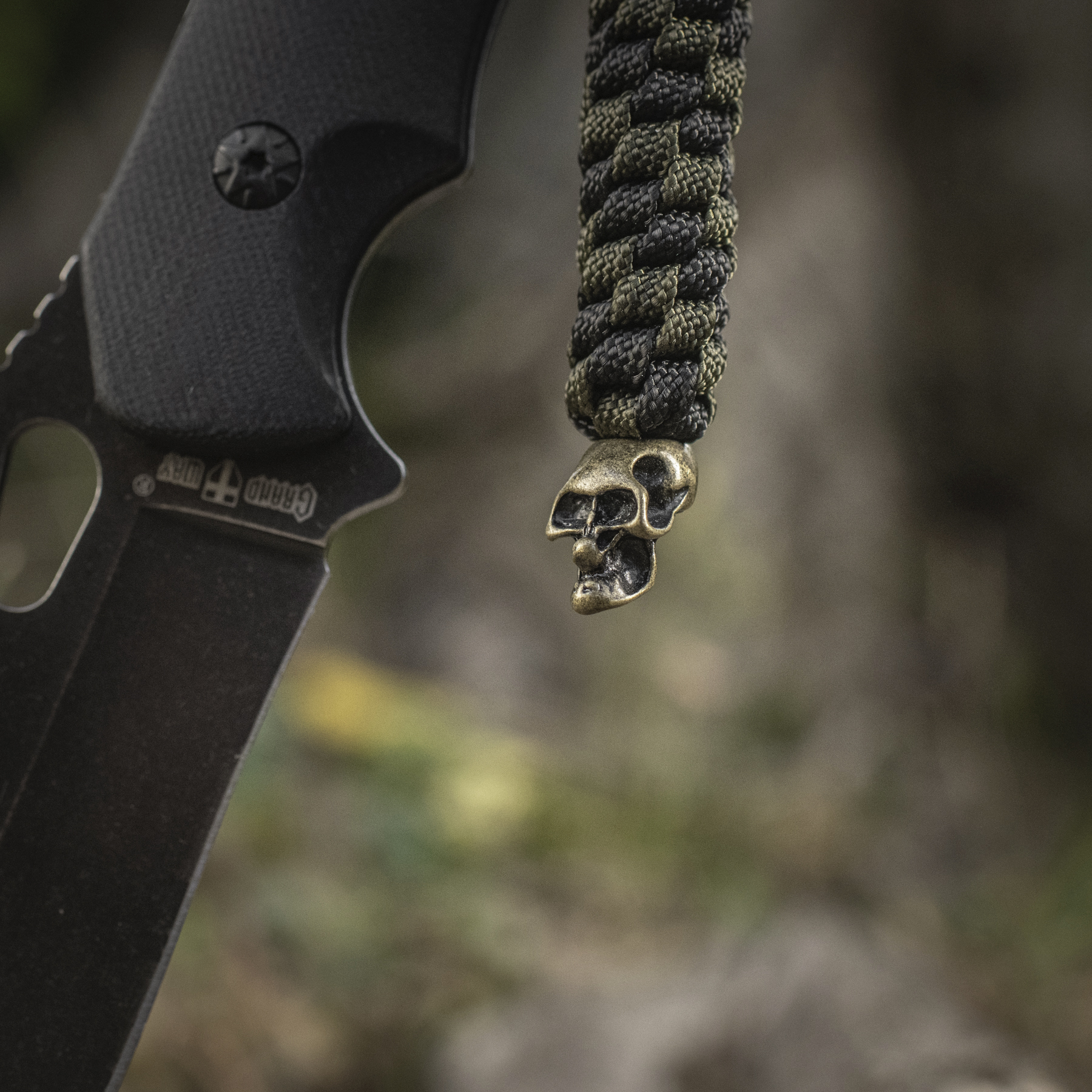 M-Tac темляк Helix Skull Black/Olive — 8