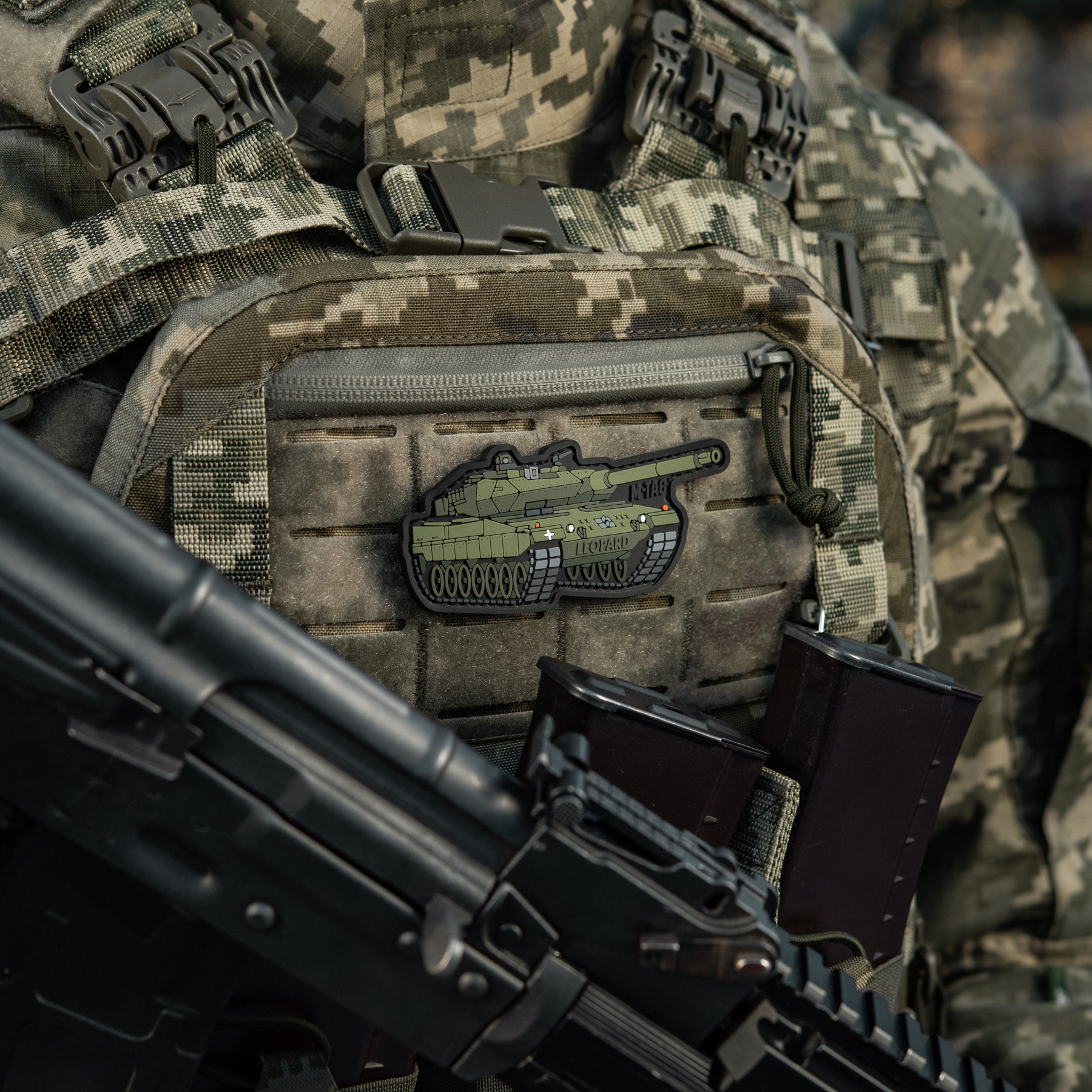 M-Tac нашивка LEOPARD 2 (PVC) Olive — 6