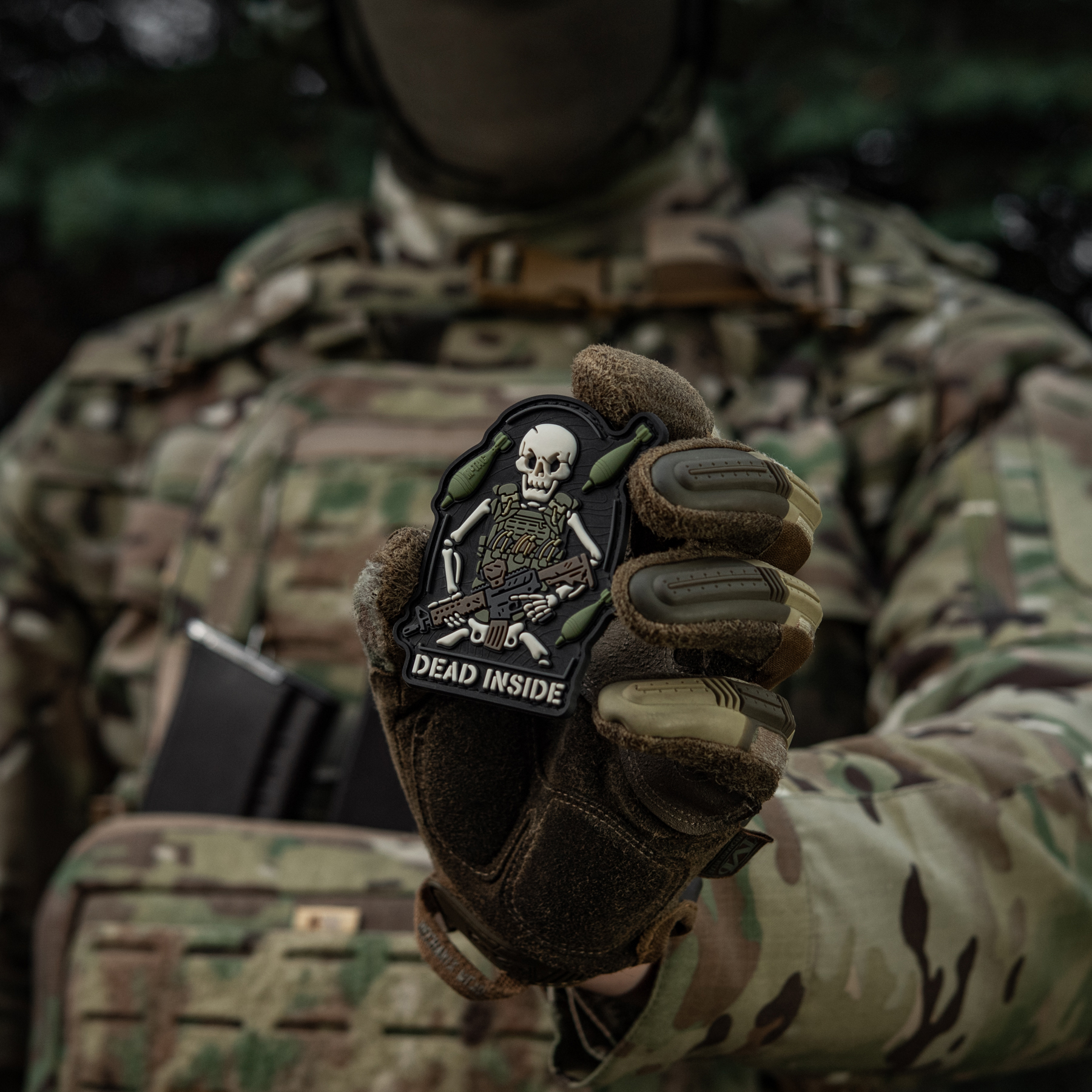 M-Tac нашивка Dead Inside Black/Olive — 11