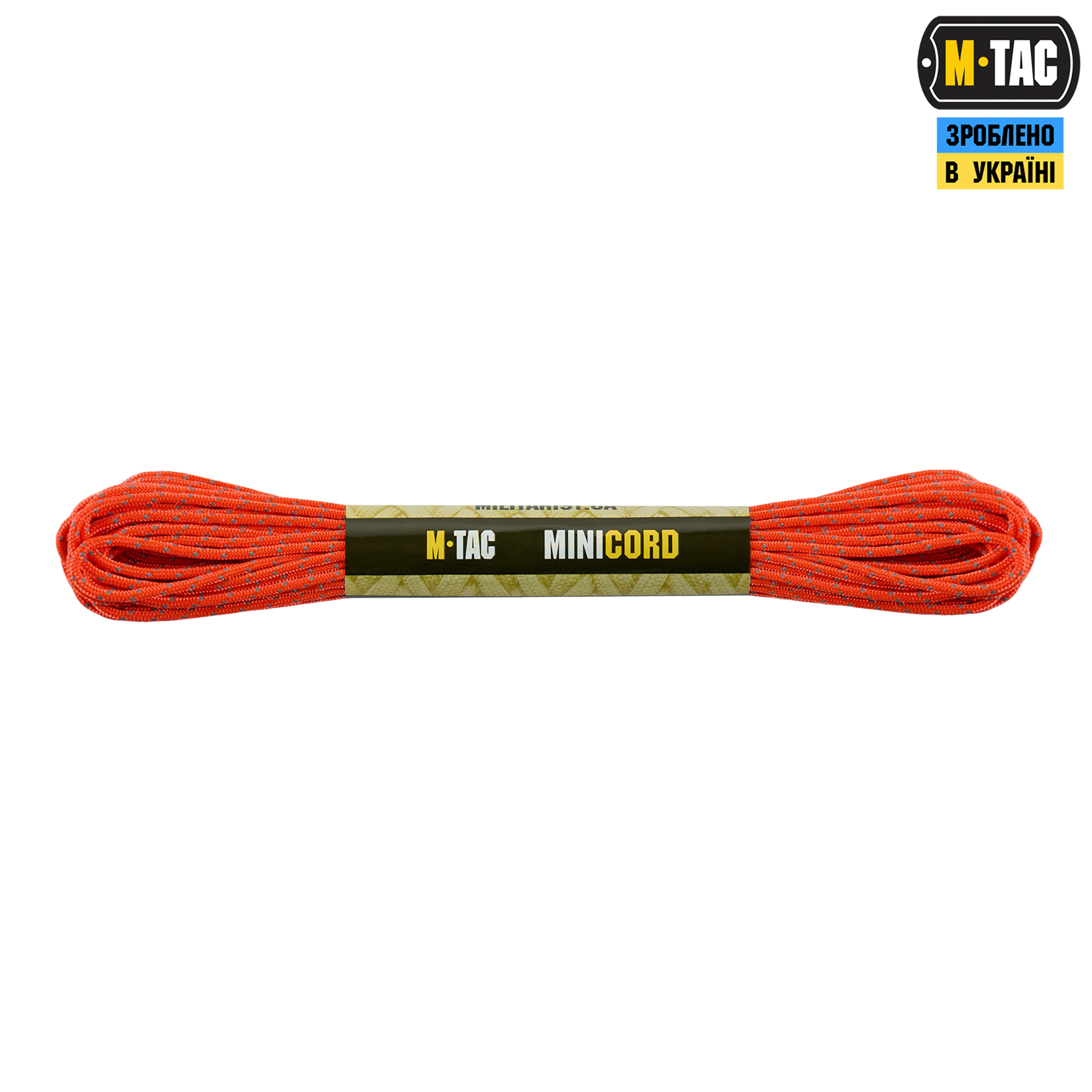 M-Tac паракорд Minicord 15m Reflective Safety Orange — 2