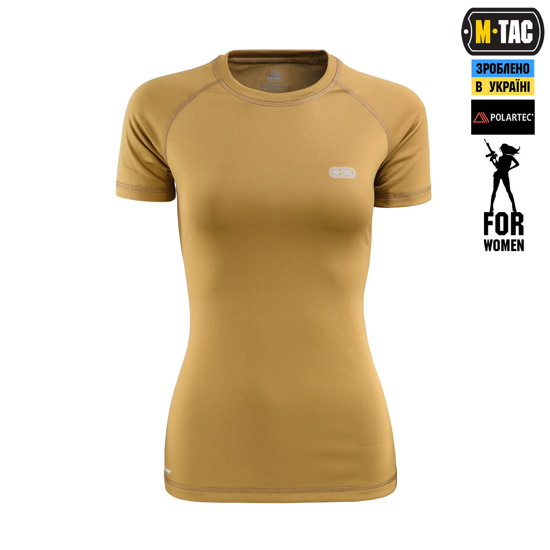 M-Tac футболка Ultra Light Polartec Lady Coyote — 3