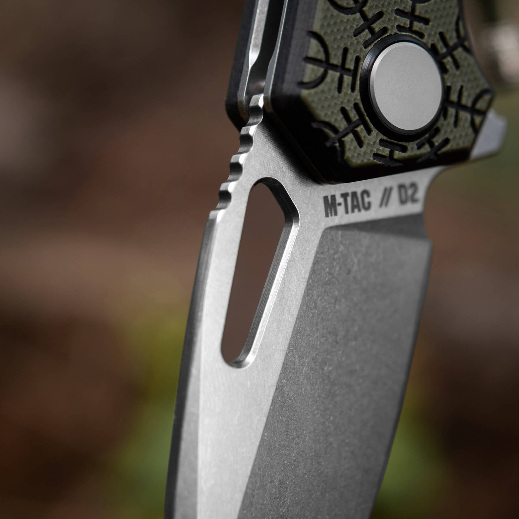 M-Tac нож складной Type 12 Scandinavian Stonewash Black/Olive — 25
