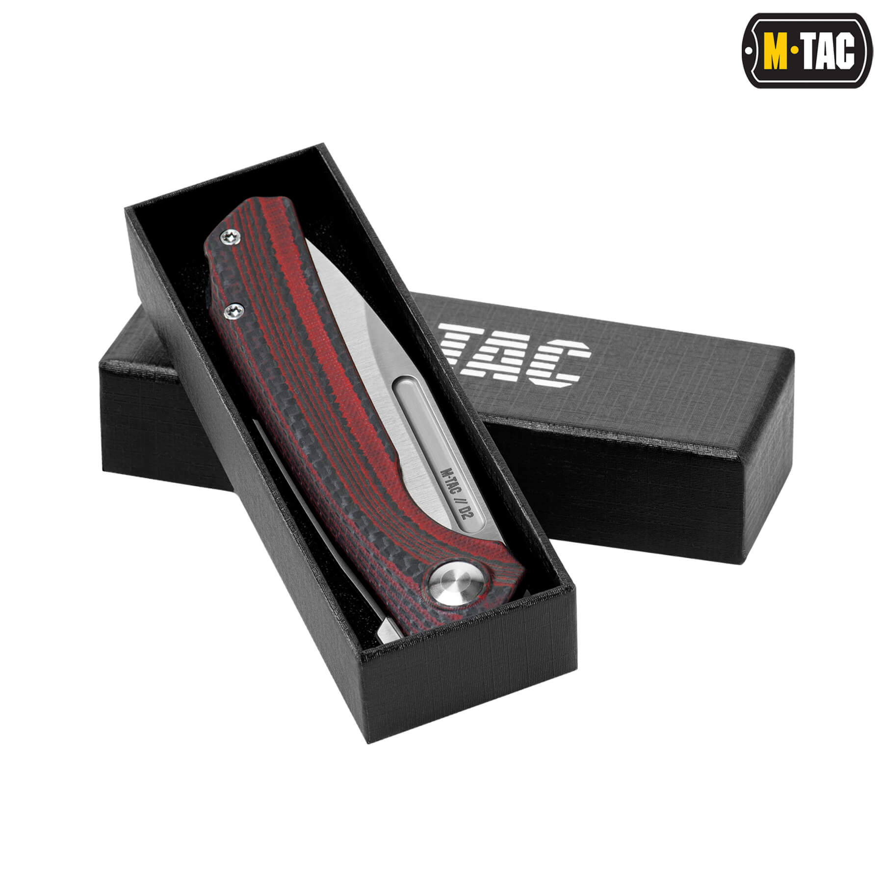 M-Tac нож складной Type 19 Carbon/Red — 10