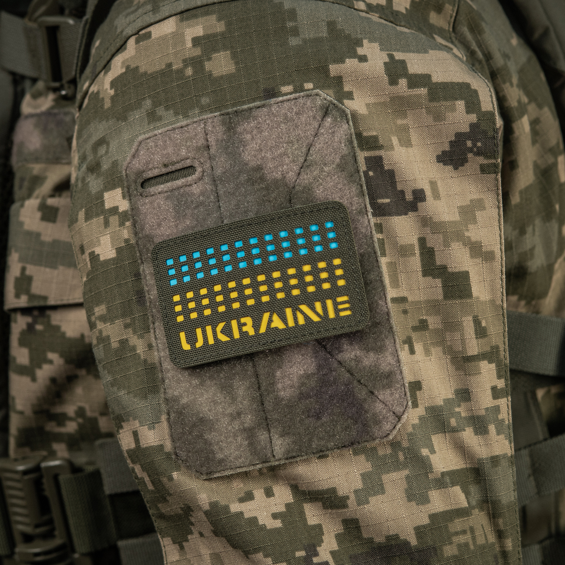M-Tac нашивка Ukraine Laser Cut Ranger Green/Yellow/Blue/GID — 13