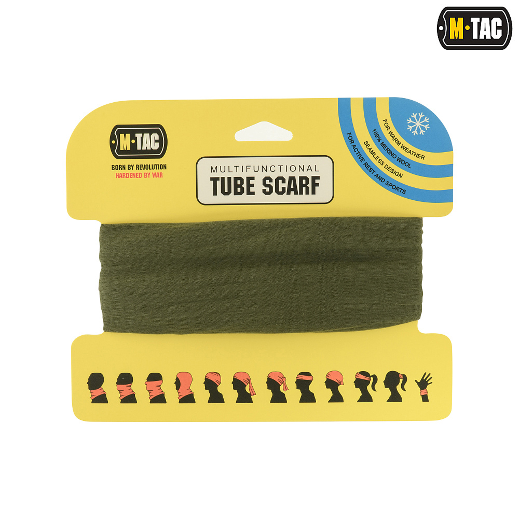 M-Tac шарф-труба Merino Wool Olive — 3