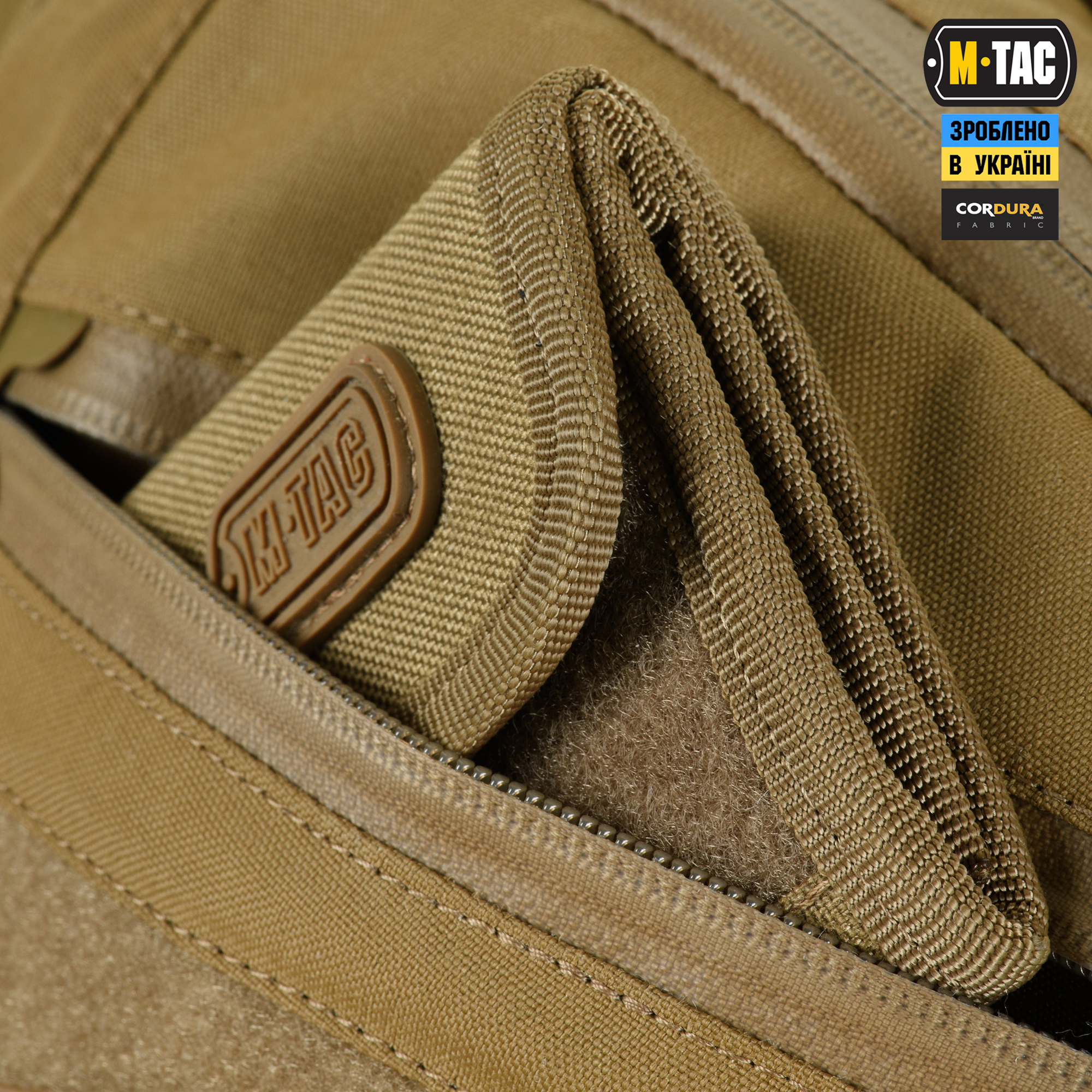 M-Tac сумка Sphaera Hardsling Bag Large с липучкой Elite Coyote — 9