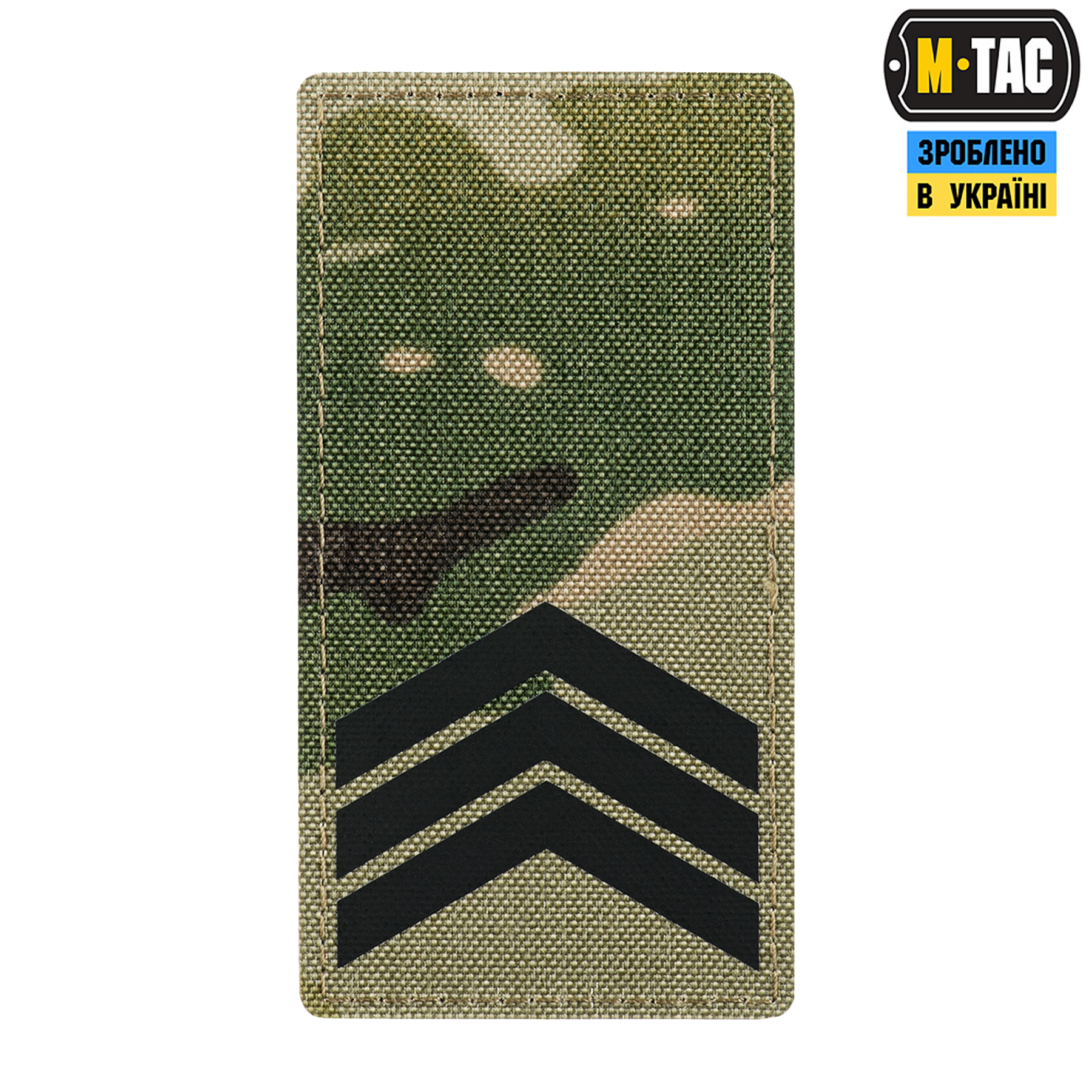 M-Tac погон на липучке сержант Multicam — 2