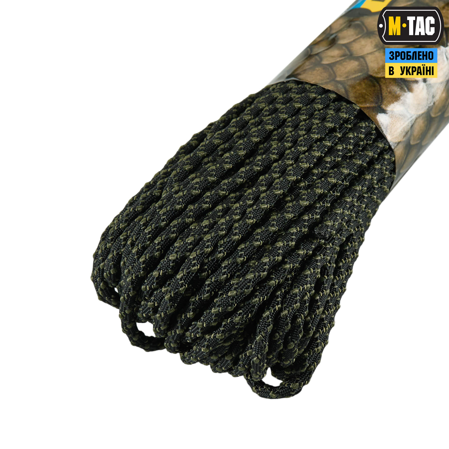 M-Tac паракорд Dragon Cord 30m Black/Ranger Green — 4