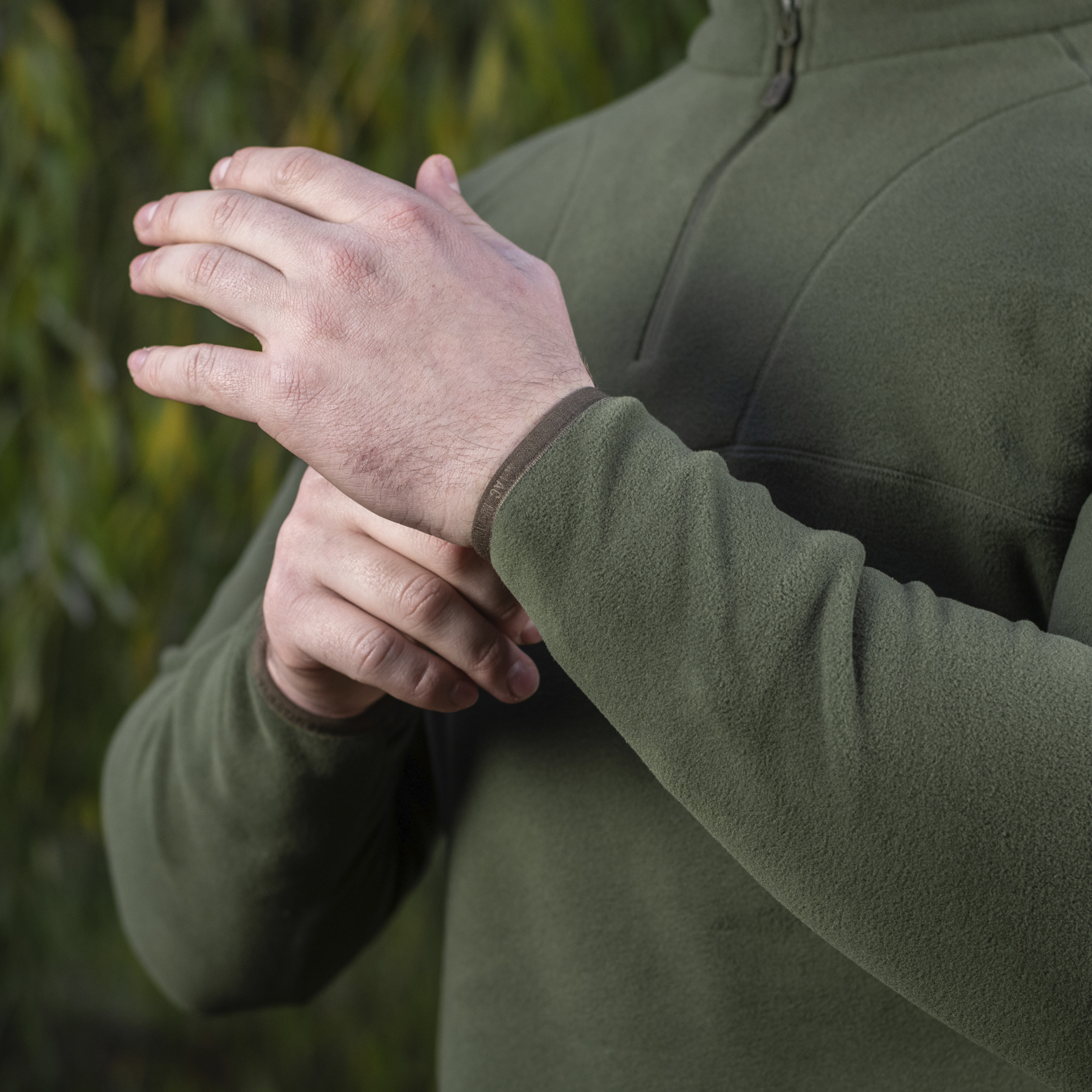 M-Tac кофта Delta Polartec реглан Army Olive — 15