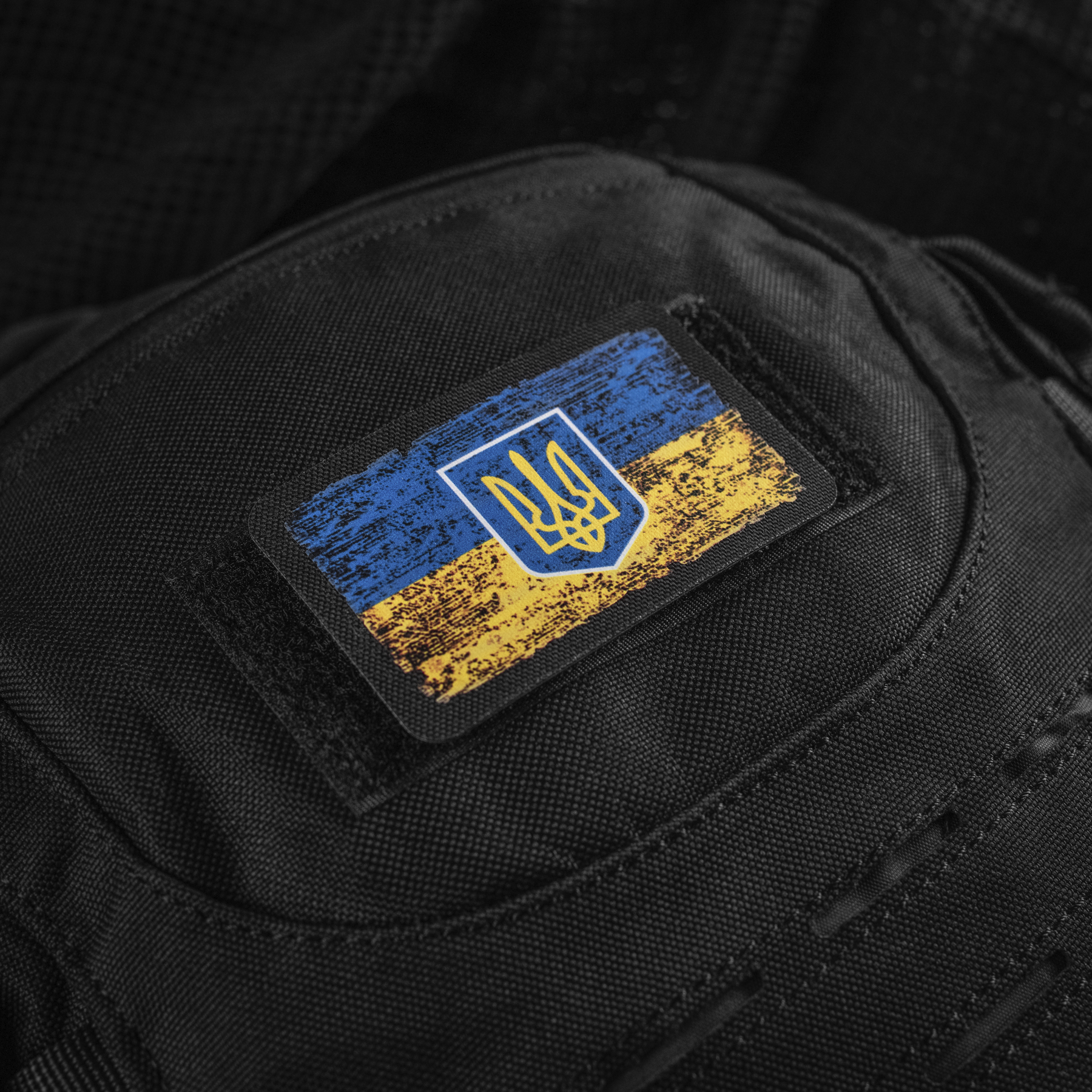 M-Tac нашивка флаг Украины с гербом винтаж (80х50 мм) Black — 4